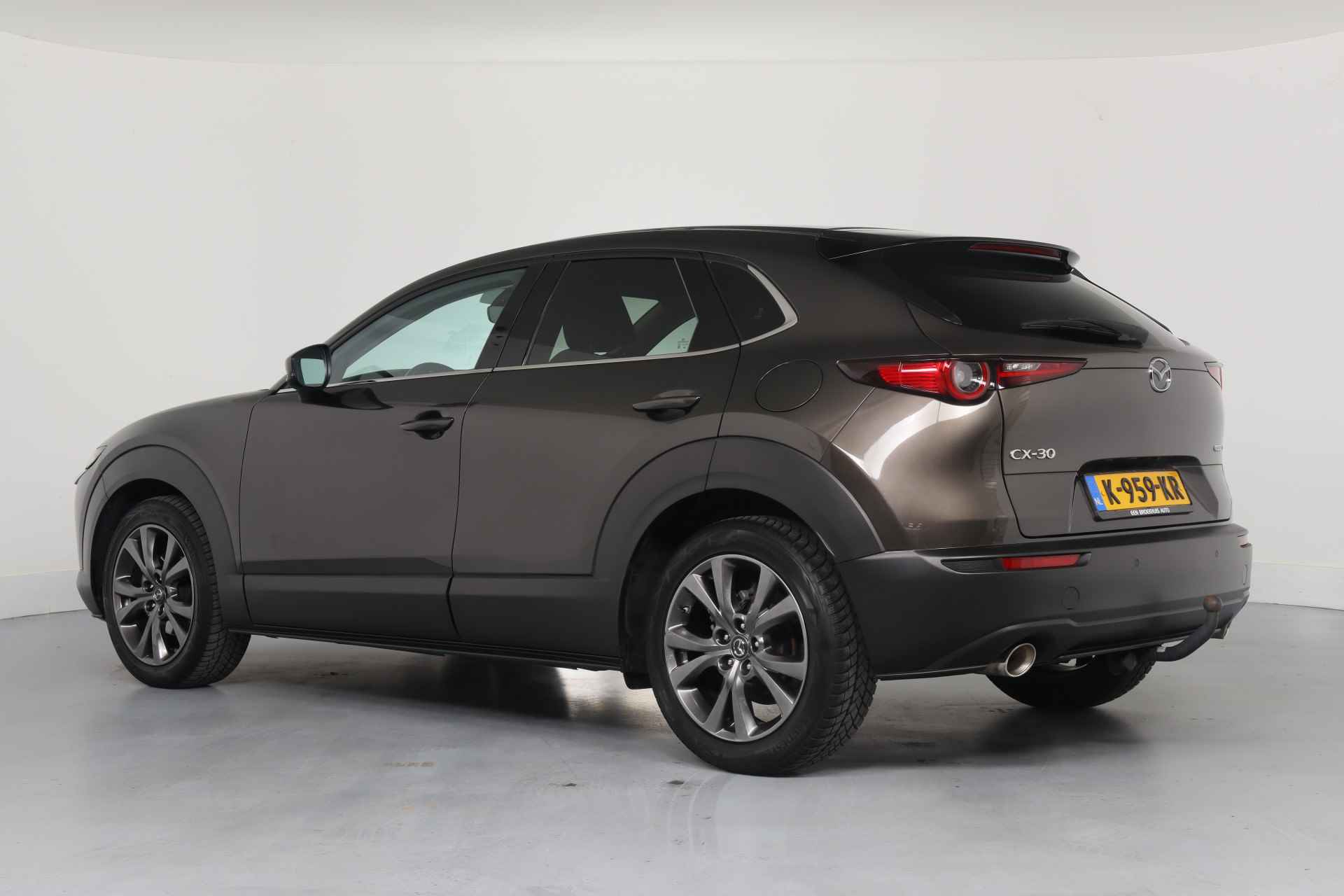 Mazda CX-30 2.0 e-SkyActiv-X M Hybrid Luxury | Leder | Trekhaak | Camera | Stoel-/stuurverwarming | Elektr achterklep | Elektr stoel | 18 in - 27/41