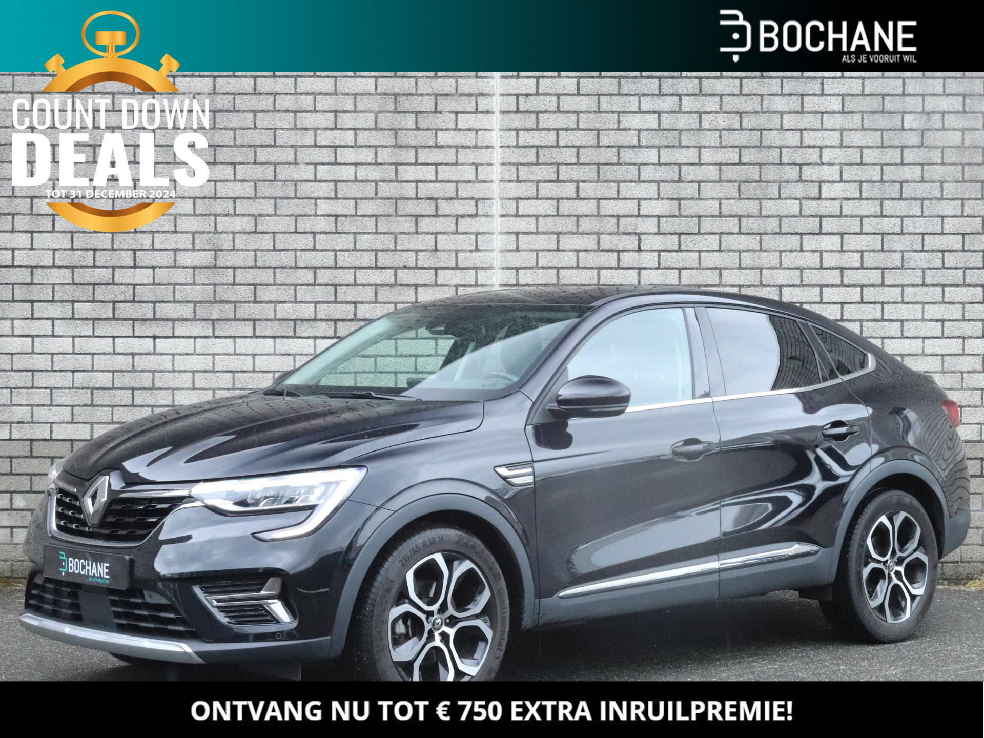 Renault Arkana 1.6 E-Tech Hybrid 145 Intens | Trekhaak | Navigatie | Achteruitrijcamera | LM-Velgen | Adaptive Cruise Control |