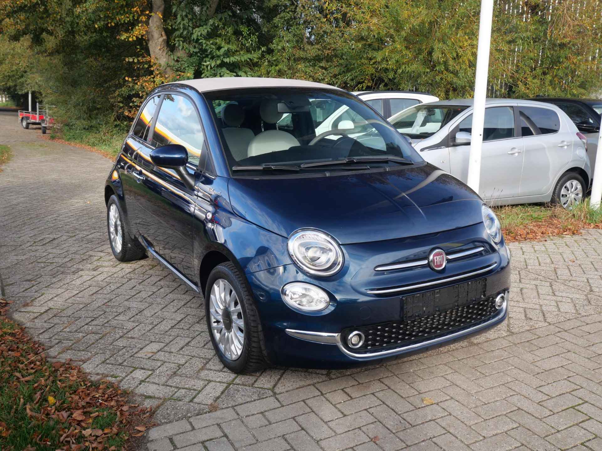 Fiat 500 C 69pk Hybrid Dolcevita  7"scherm | Parkeersensoren | Climate Control | Bluetooth | ALL Season - 8/26