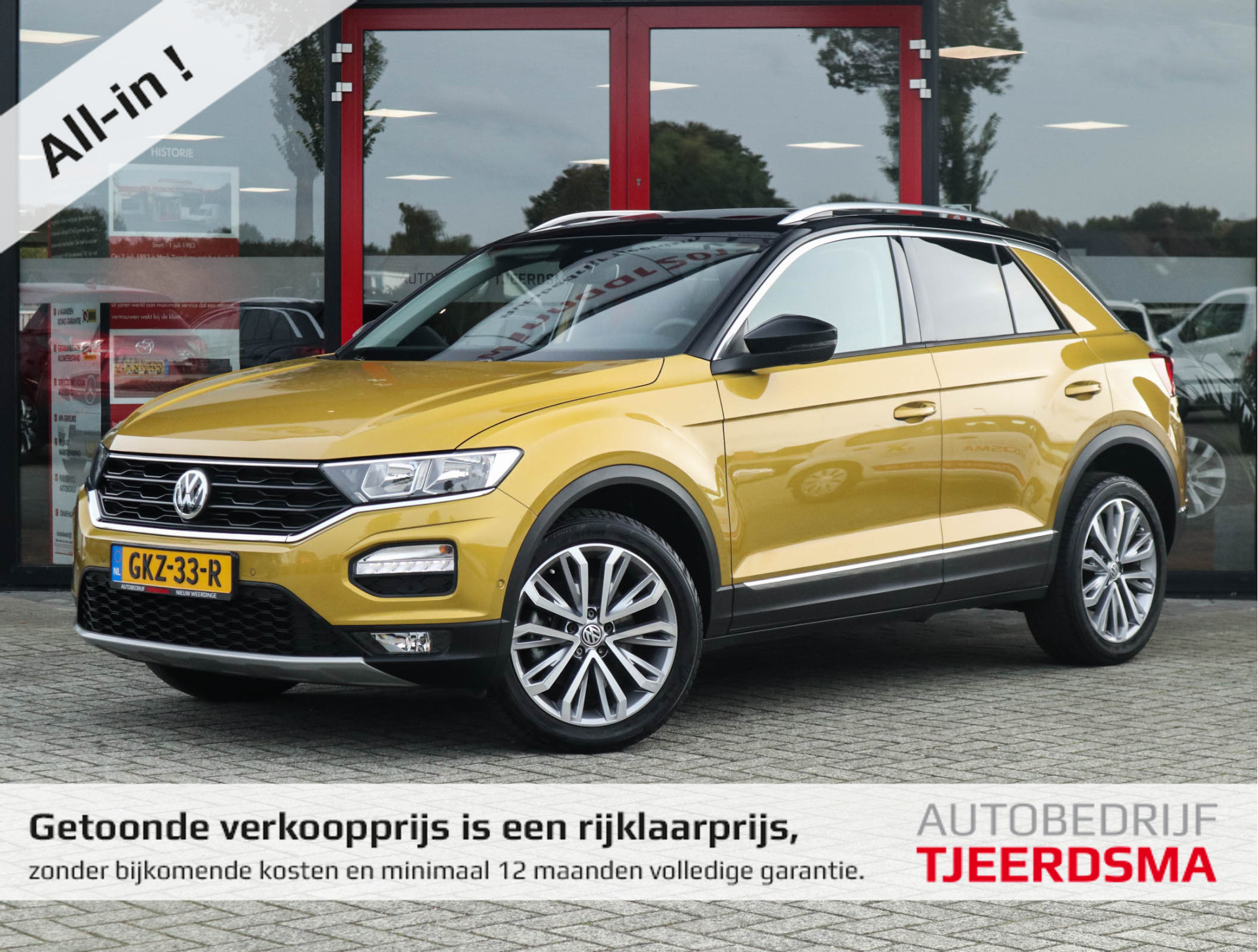 Volkswagen T-Roc 1.0 TSI Style Navi/Clima/Panodak/Adapt.Cruise/PDC/Trekhaak