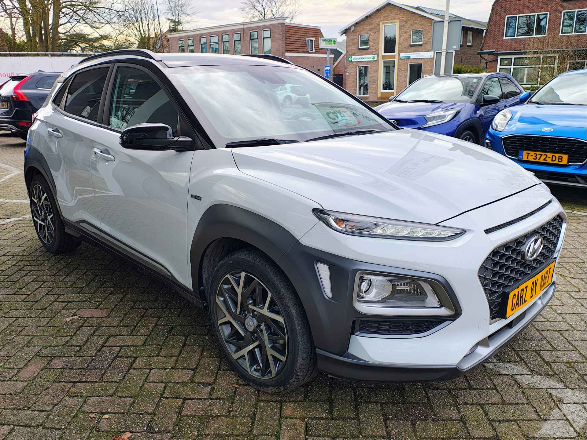 Hyundai KONA 1.6 GDI HEV PREMIUM Leder | Dodehoeksens. | Head Up display - 5/21