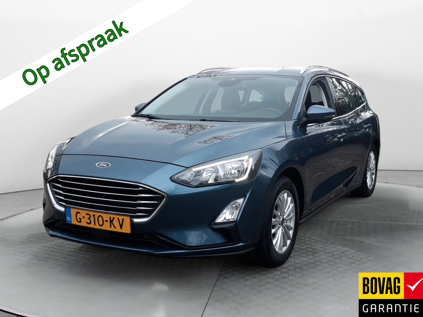 Ford FOCUS Wagon 1.0 EcoBoost Titanium Business 1e-Eig, Keurig-Onderh, 12-Mnd-BOVAG, NL-Auto, Navigatie/Apple-Carplay/Android-Auto, Cruisecontrol, Keyless-Entry/Start, Parkeersensoren-V+A, Sportstoelen, Licht-Zicht-Pakket, Lm-Velgen-16Inch, Privacy-Glas