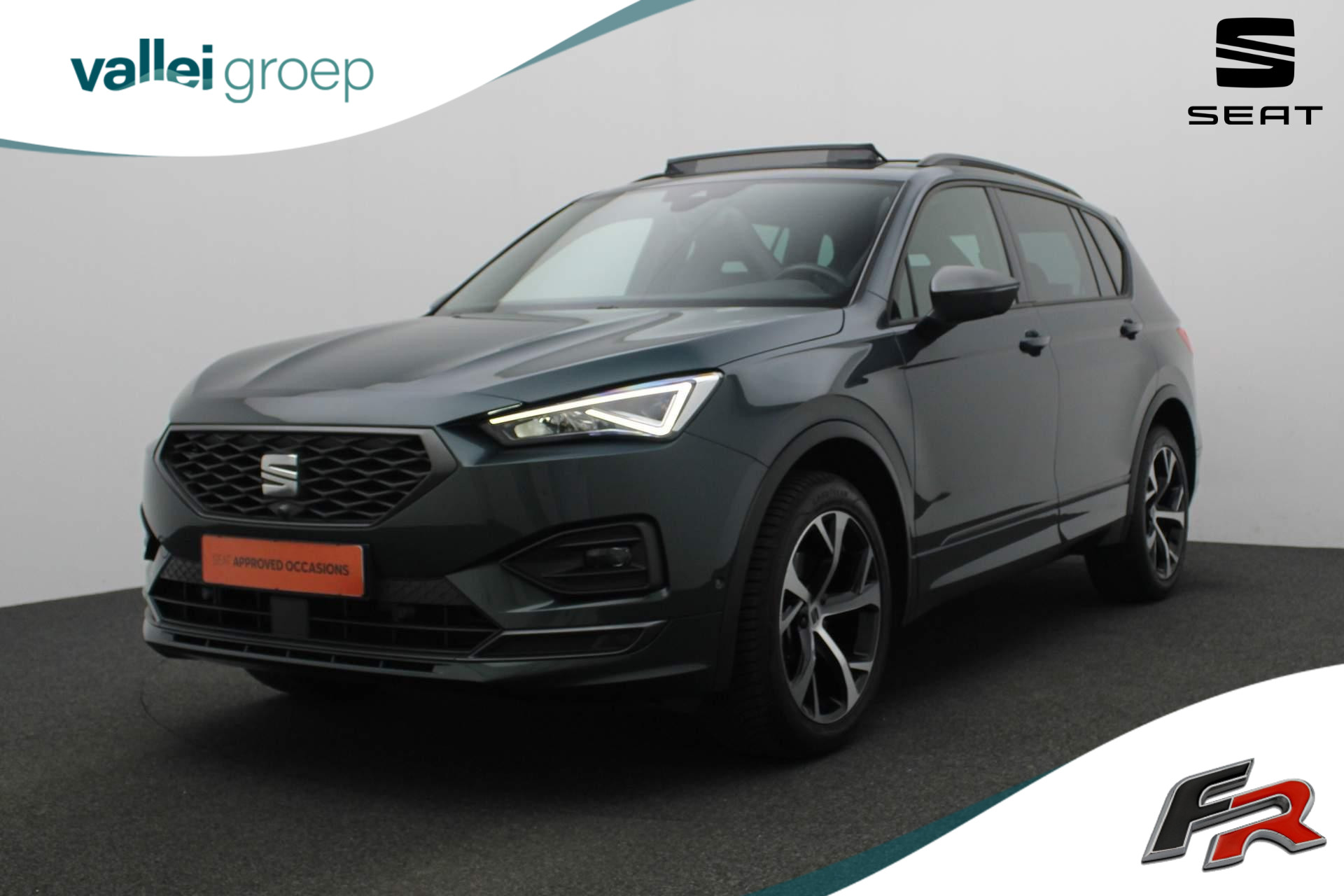 SEAT Tarraco 7 pers. 1.5 TSI 150PK DSG FR Business Intense | Pano | Keyless | 360 camera | Full LED | Navi | 19 inch | ACC