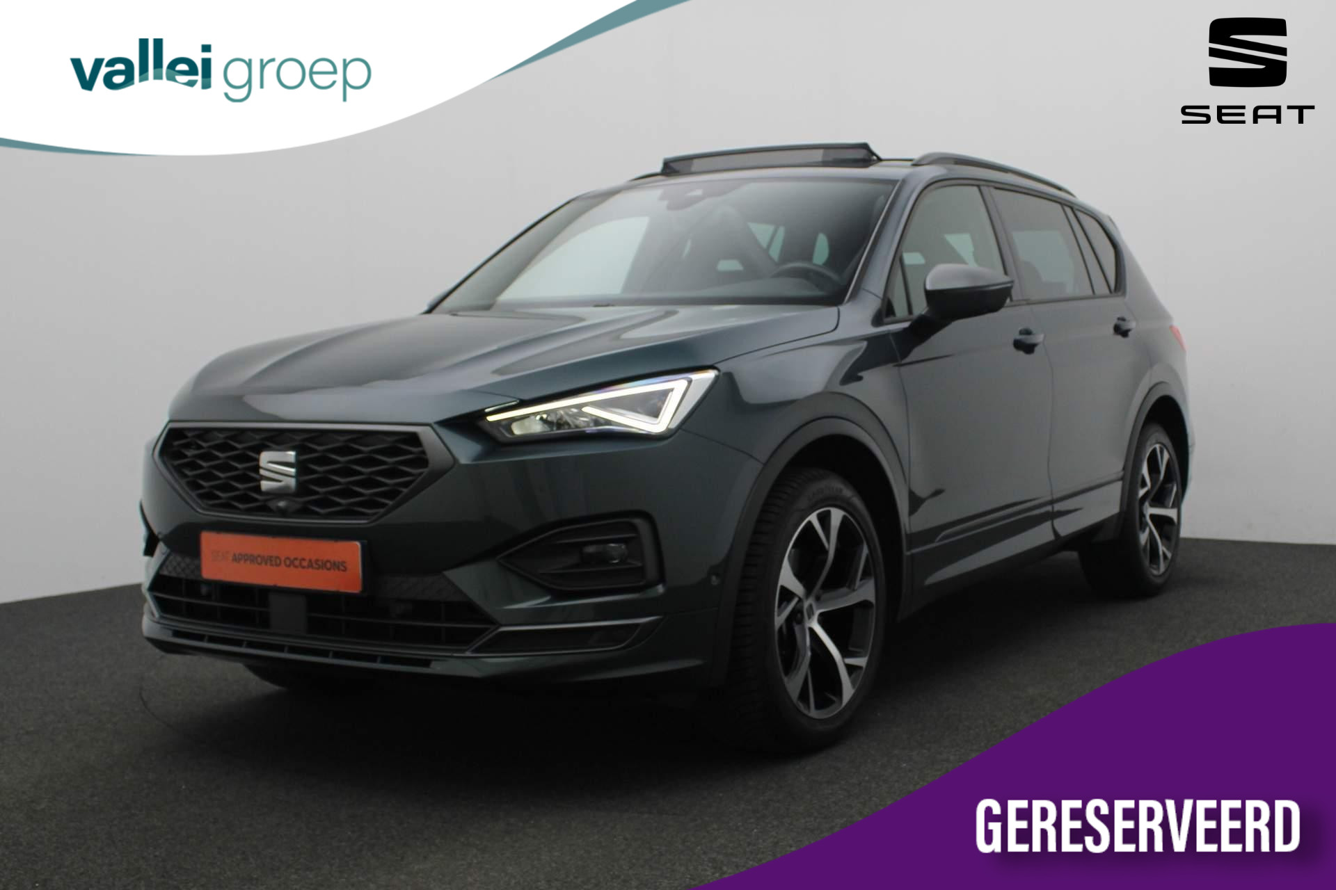 SEAT Tarraco 7 pers. 1.5 TSI 150PK DSG FR Business Intense | Pano | Keyless | 360 camera | Full LED | Navi | 19 inch | ACC