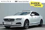 Volvo S90 T8 455PK Recharge AWD Ultimate Bright, Nappa leder met stoelventilatie en massagefunctie, Visual Park Assist incl. 360° parkeercamera, Volvo Guard Alarm, Extra getint glas achter, Gelamineerde zijruiten, Bowers & Wilkins High-end geluidssysteem, Luchtvering, 20" lichtmetalen velgen