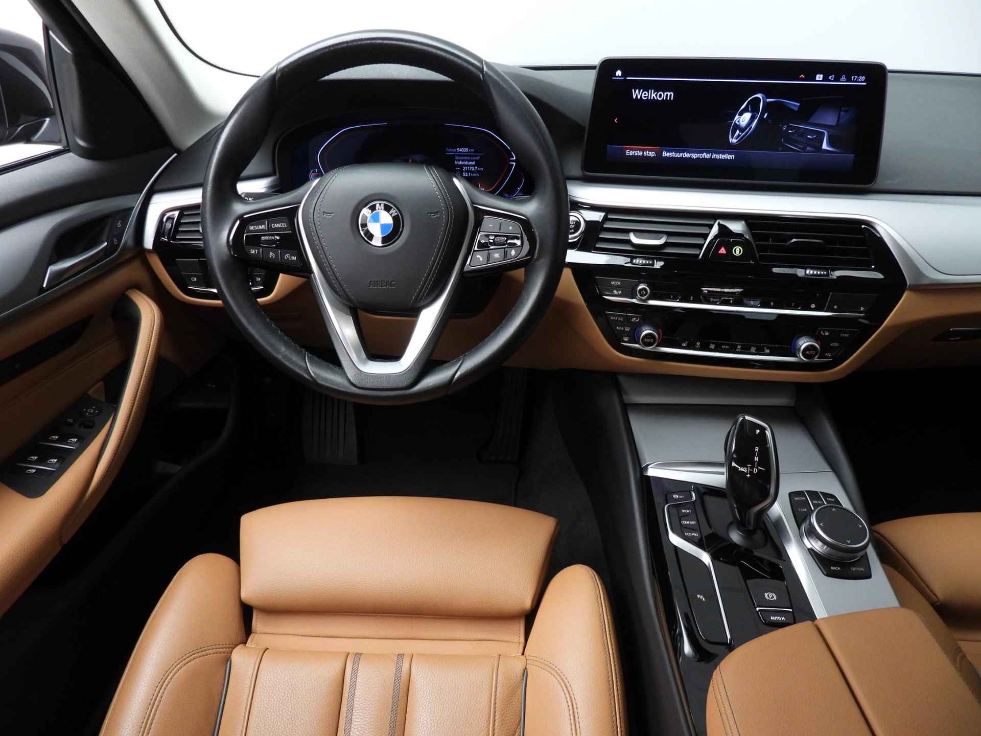 BMW 5-Serie Sedan 520i | Laserlicht | Leder | Navigatie | Comfortzetels | Stoelverwarming | Elektr. zetels | DAB | Alu 17 inch - 11/46