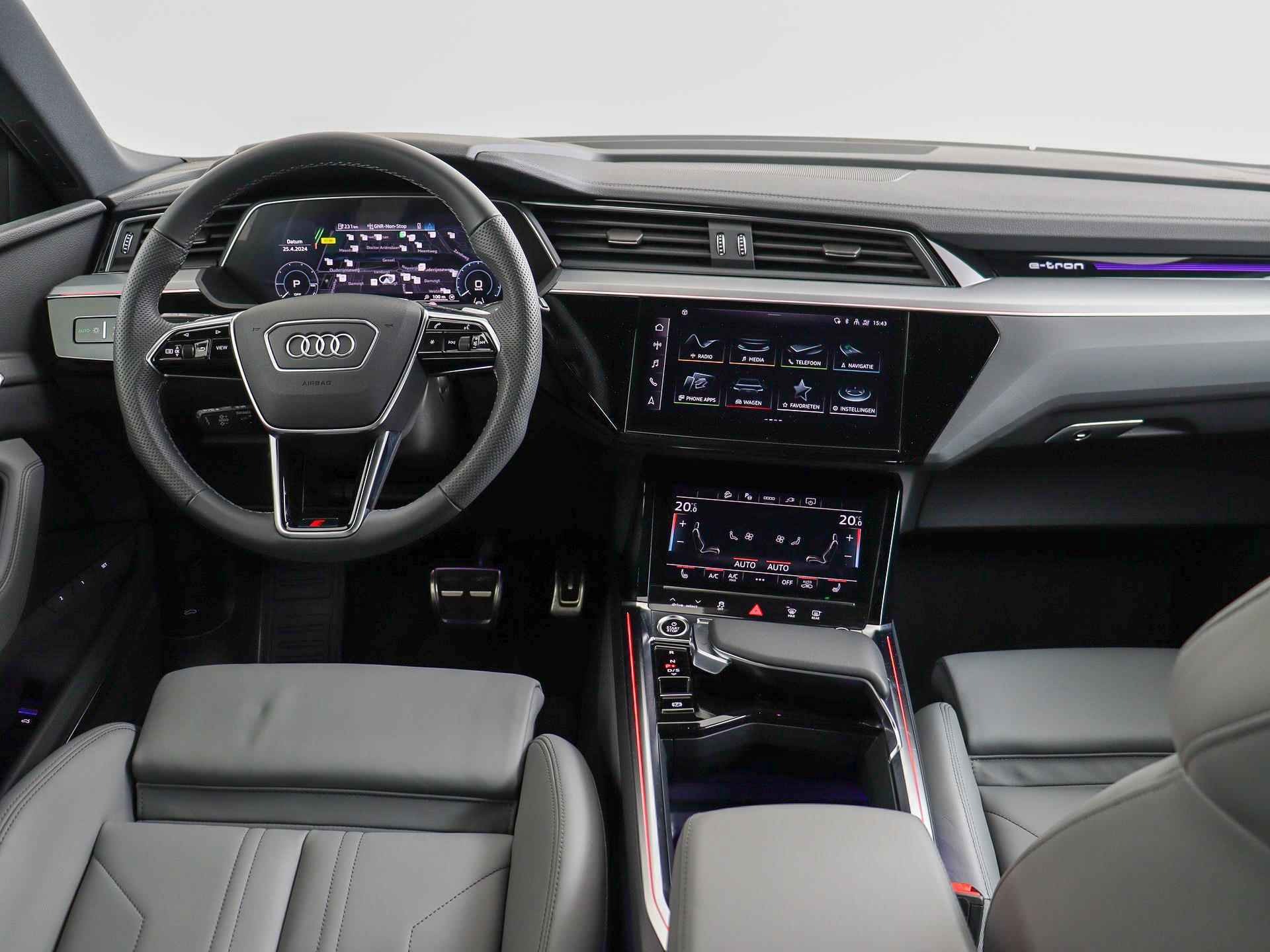 Audi Q8 e-tron 55 quattro S Edition 115 kWh 408 PK | S-Line | Panoramadak | Keyless | Matrix-LED | B&O | Apple CarPlay | - 4/65
