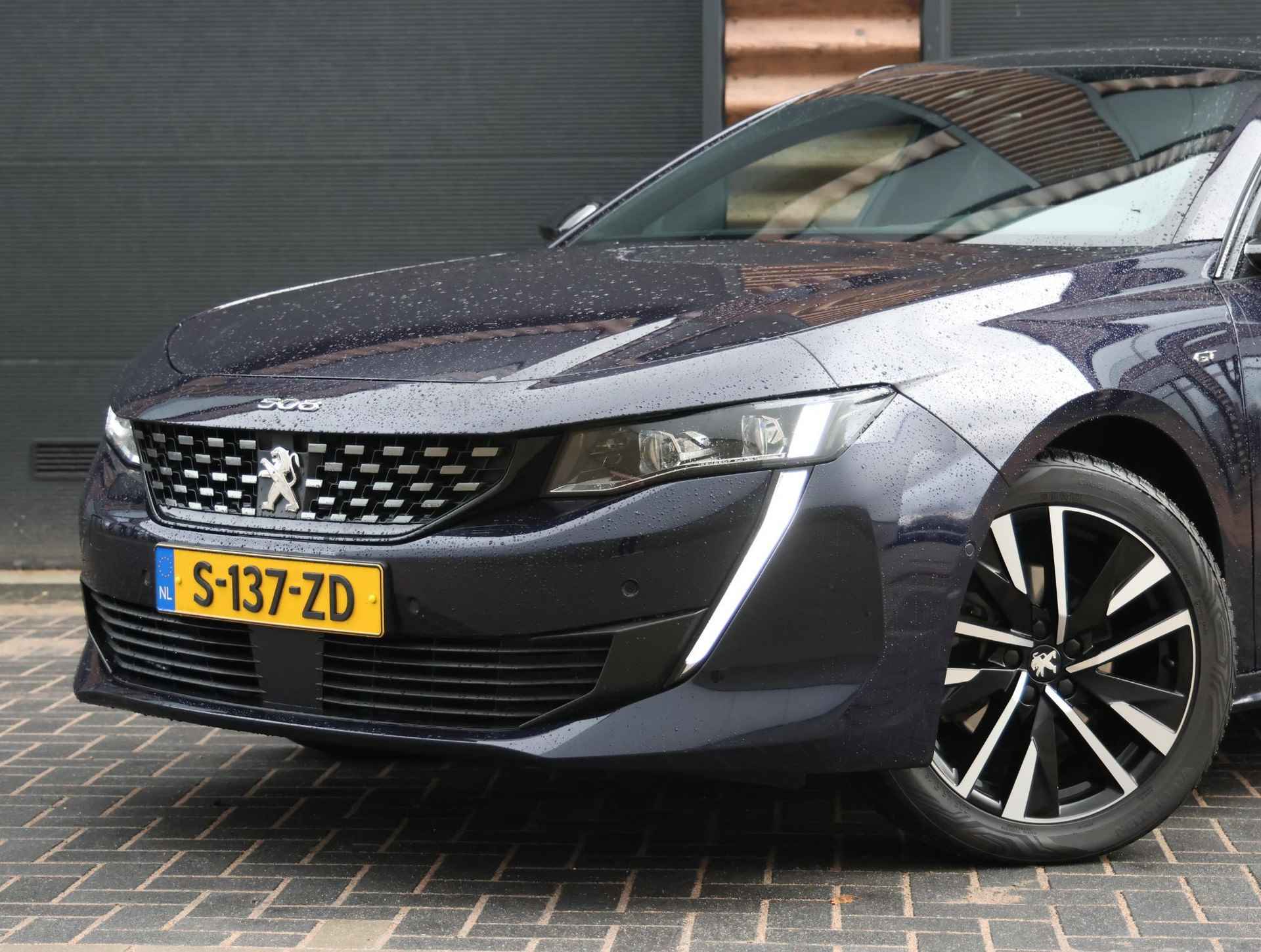 Peugeot 508 SW GT 130 pk Automaat ( Navigatie | Panoramadak | Elektrische Klep | Dodehoekdetectie |  Keyless Entry/Start | Adaptive CruiseControl | Apple Carplay/Android Auto ) - 39/45