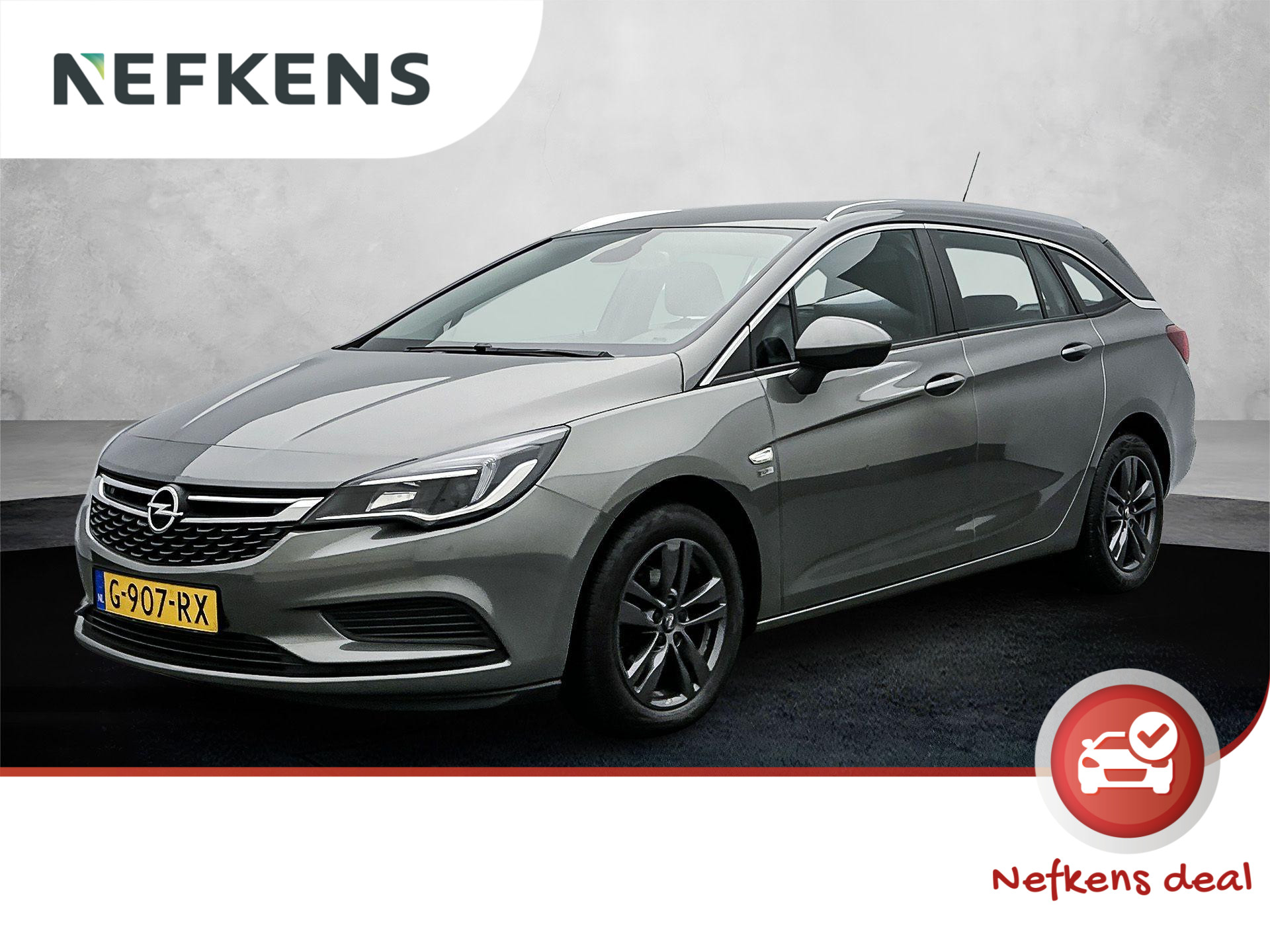 Opel Astra SW 120 Jaar Edition 105 pk | Navigatie | Airco | Cruise Control | LED Dagrijverlichting | Lederen Stuurwiel | Start/Stop Systeem | Bluetooth | Centrale Deurvergrendeling met Afstandsbediening | 16" Lichtmetalen Velgen | Apple Carplay/Android Auto |