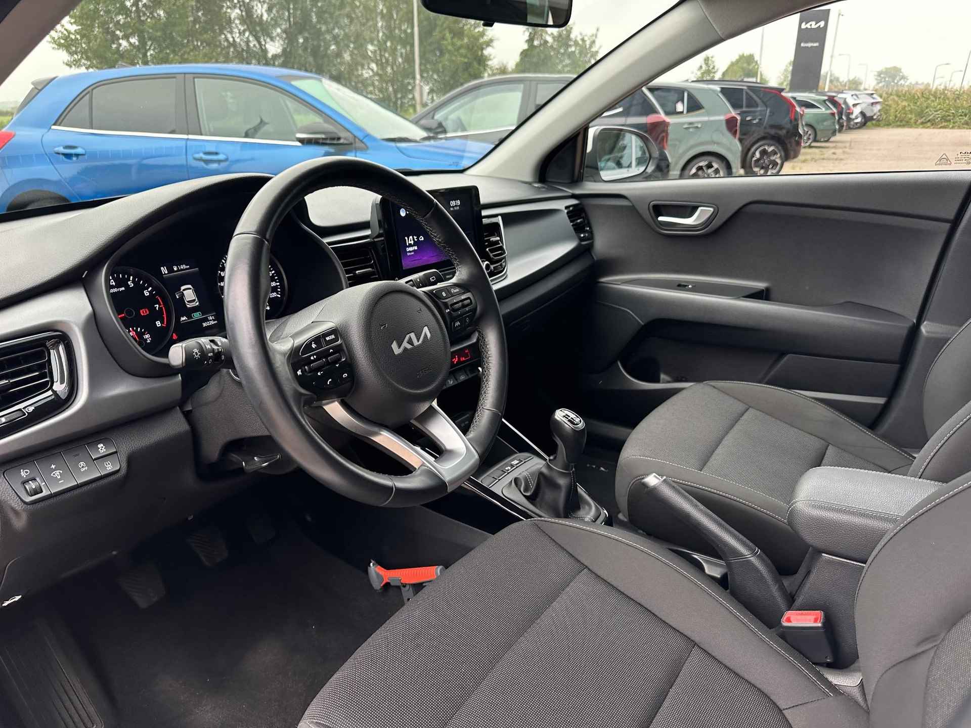 Kia Rio 1.0 T-GDi MHEV DynamicLine Full Map Navigatie | Adaptive Cruise Control | Airco | Alarm klasse I | Parkeer Camera- en sensor achter | - 10/15