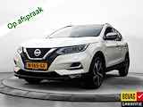 Nissan QASHQAI 1.3 DIG-T Tekna + (160 PK) Keurig-Onderh, BOVAG-Garantie, Panoramadak, Sportstoelen-Leer-Verwarmd, Navigatie/Apple-Carplay/Android-Auto, Trekhaak, Keyless-Entry, Premium-Audio, Rondom-Zichtcamera, Privacy-Glas