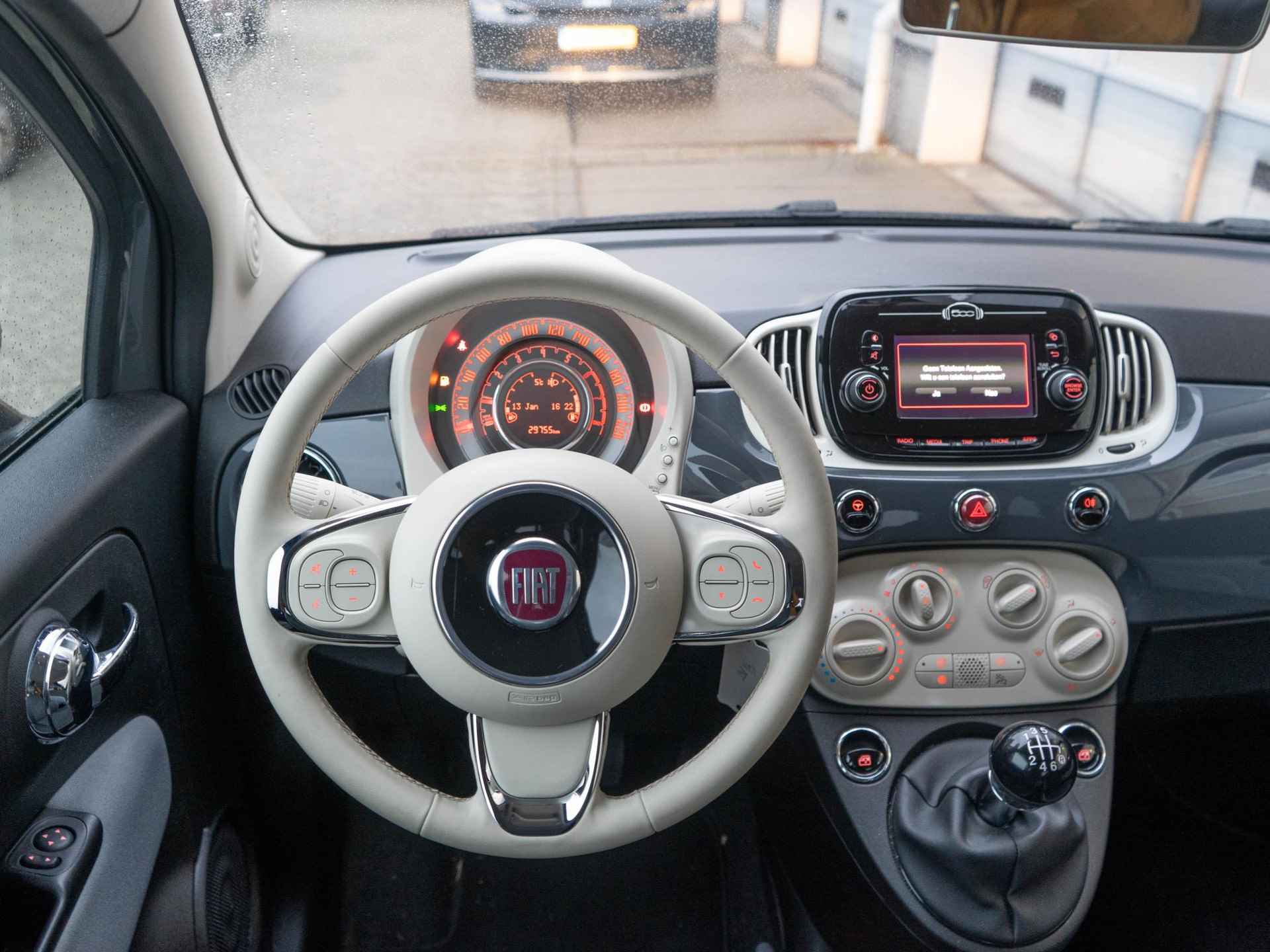 Fiat 500 Hybrid Pop | Airconditioning | Bluetooth | Speciale kleur | Ambiance Ivoor - 3/27