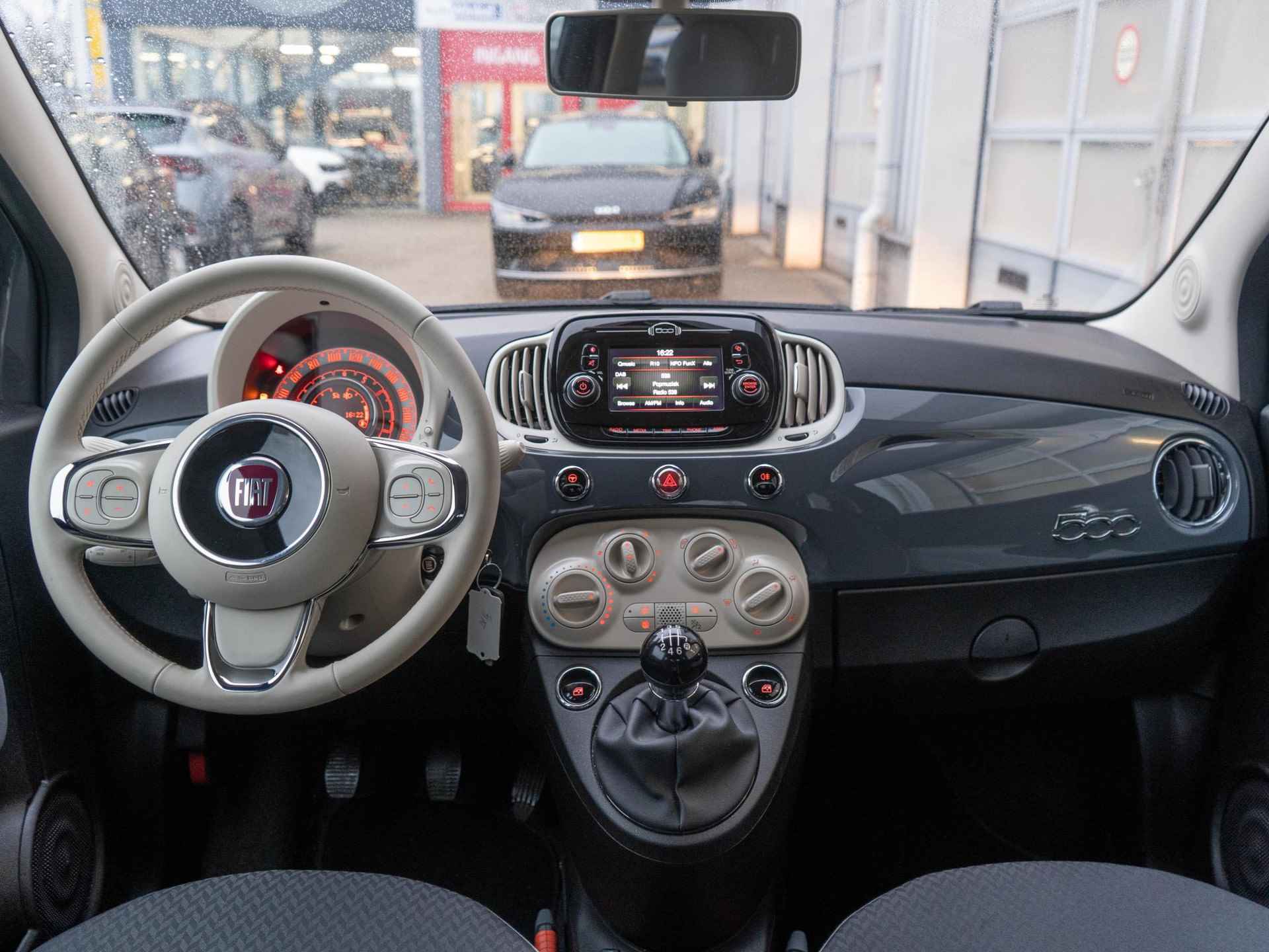 Fiat 500 Hybrid Pop | Airconditioning | Bluetooth | Speciale kleur | Ambiance Ivoor - 12/27