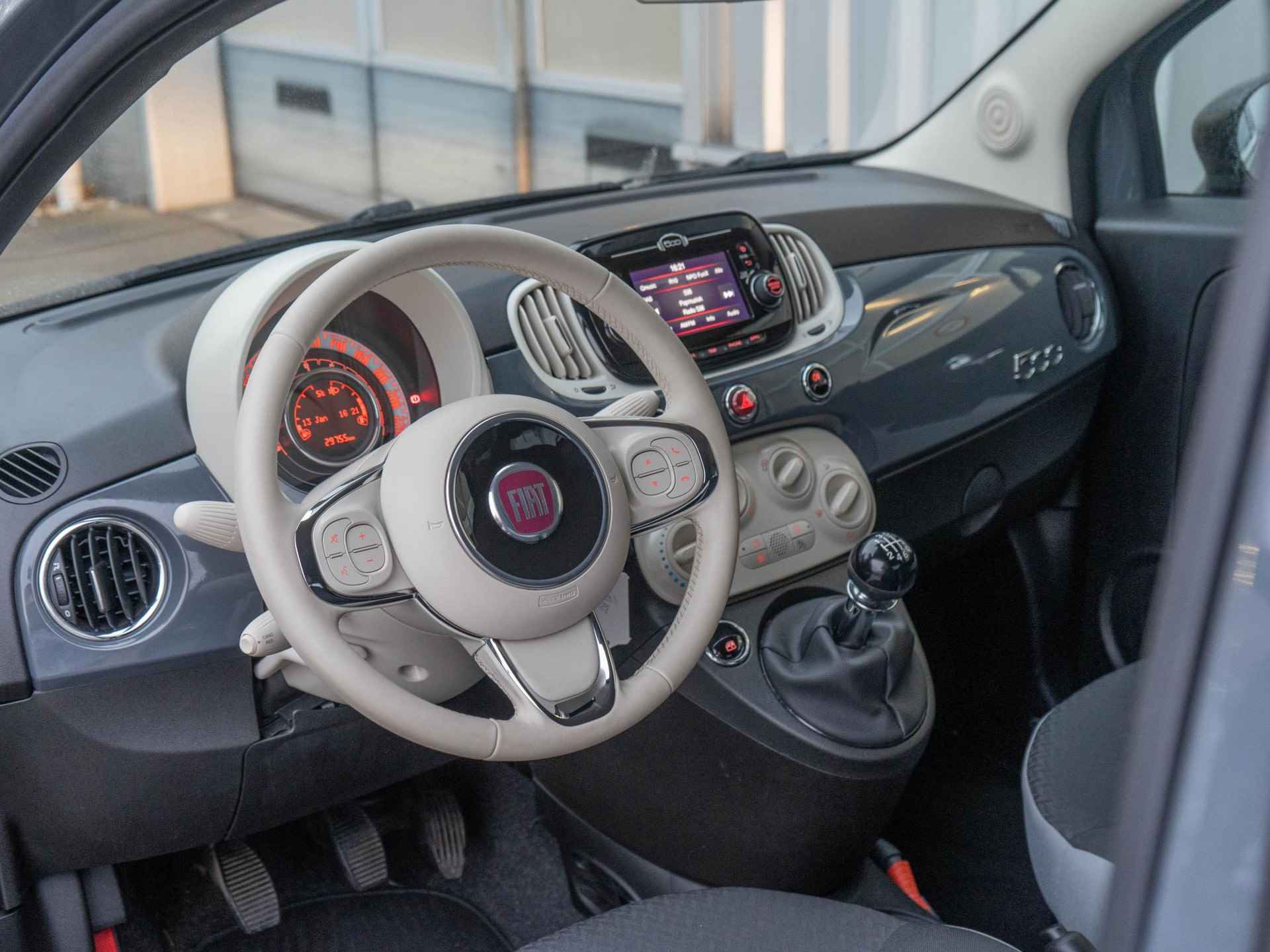 Fiat 500 Hybrid Pop | Airconditioning | Bluetooth | Speciale kleur | Ambiance Ivoor - 17/27