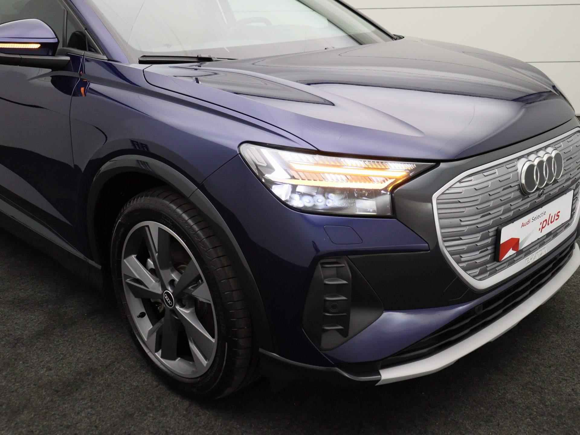 Audi Q4 e-tron 40 204pk Advanced edition | Head Up | Trekhaak | Adaptief Onderstel | Matrix LED | 20 inch | Adapt. Cruise | Achteruitrijcamera | Dodehoeksensoren | - 33/38