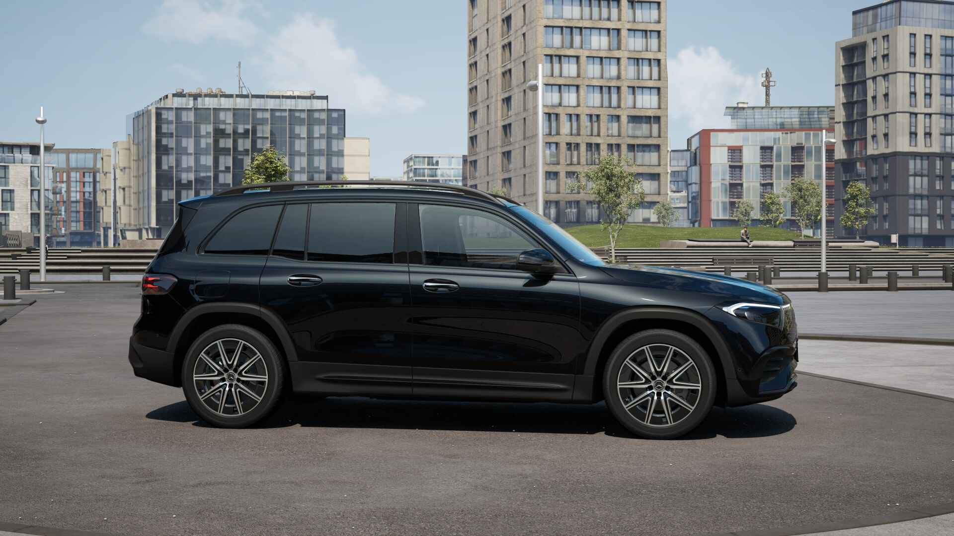 Mercedes-Benz EQB 250+ AMG Line 7p. LIMITED 71 kWh | Nightpakket | Rijassistentiepakket | Premium pakket | DISTRONIC PLUS | 	KEYLESS-GO comfort pakket | GUARD 360° Voertuigbescherming Plus | Parkeerpakket met 360°-camera | EASY PACK achterklep | - 5/22