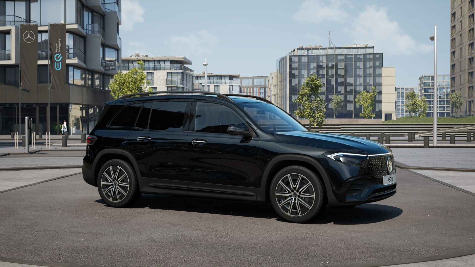 Mercedes-Benz EQB 250+ AMG Line 7p. LIMITED 71 kWh | Nightpakket | Rijassistentiepakket | Premium pakket | DISTRONIC PLUS | 	KEYLESS-GO comfort pakket | GUARD 360° Voertuigbescherming Plus | Parkeerpakket met 360°-camera | EASY PACK achterklep | - 13/22