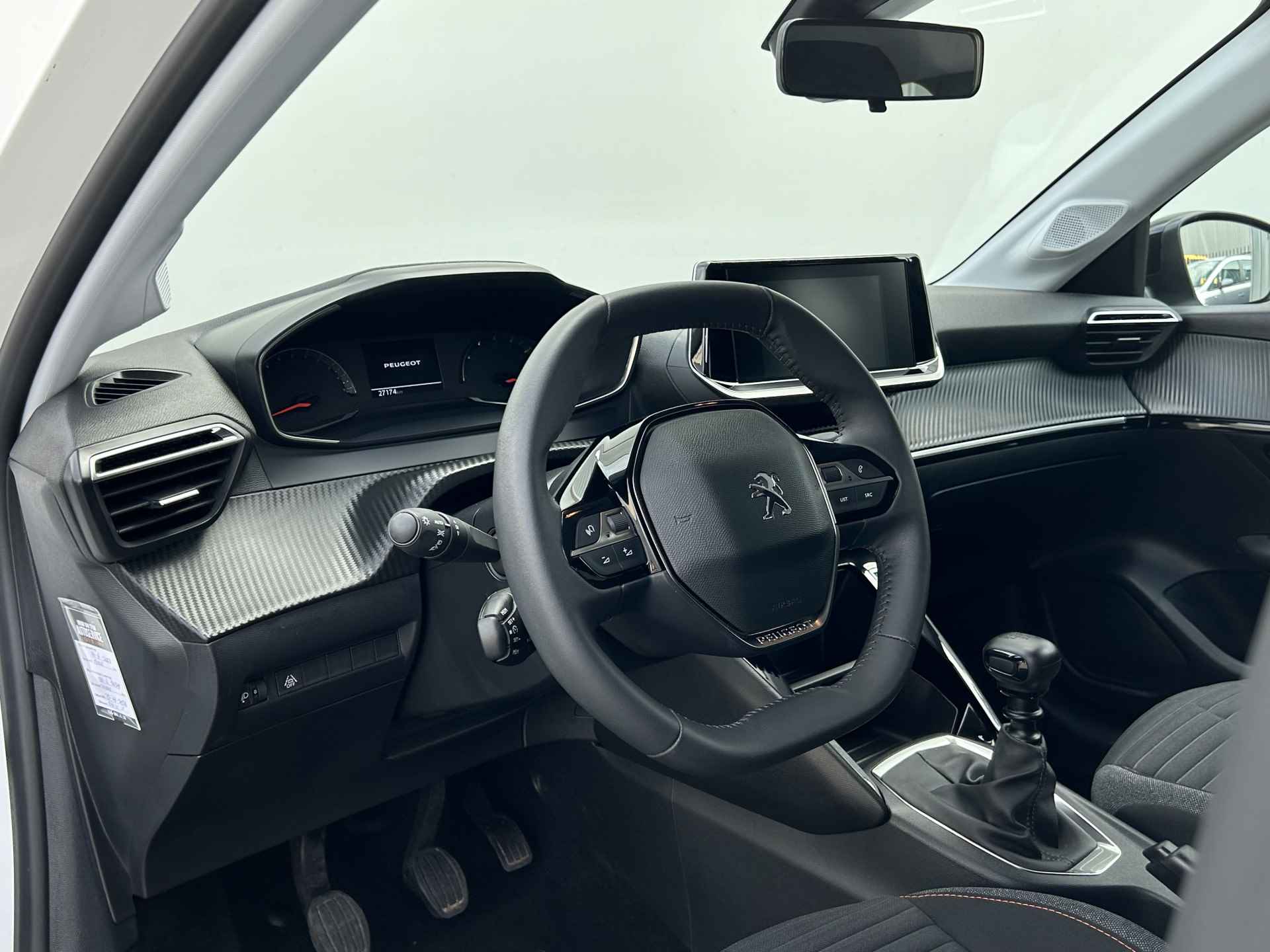 Peugeot 208 208 1.2 100pk 6-bak Active Pack | Apple Carplay/Android Auto | Navi By App | Airco | DAB+ radio | Parkeersensoren achter | Cruis - 10/32