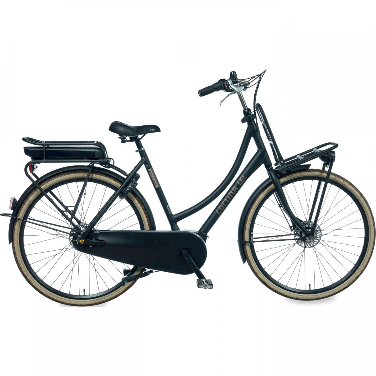 CORTINA E-U4 Transport Dames Jet Black Matt 50cm 2025