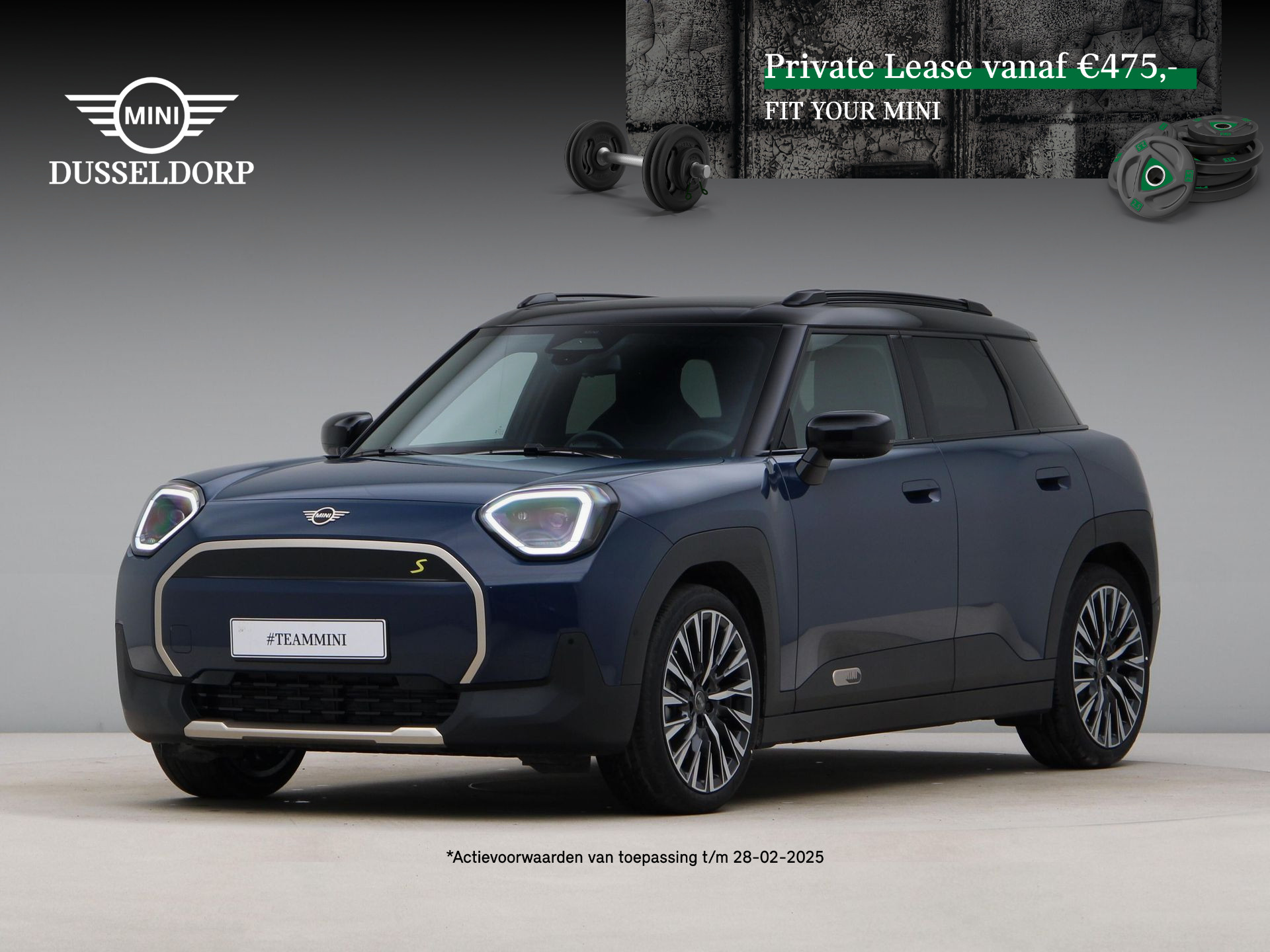 MINI Aceman SE Favoured Pakket M PRIVATE LEASE EUR 575,- (48 mnd/10.000 km)