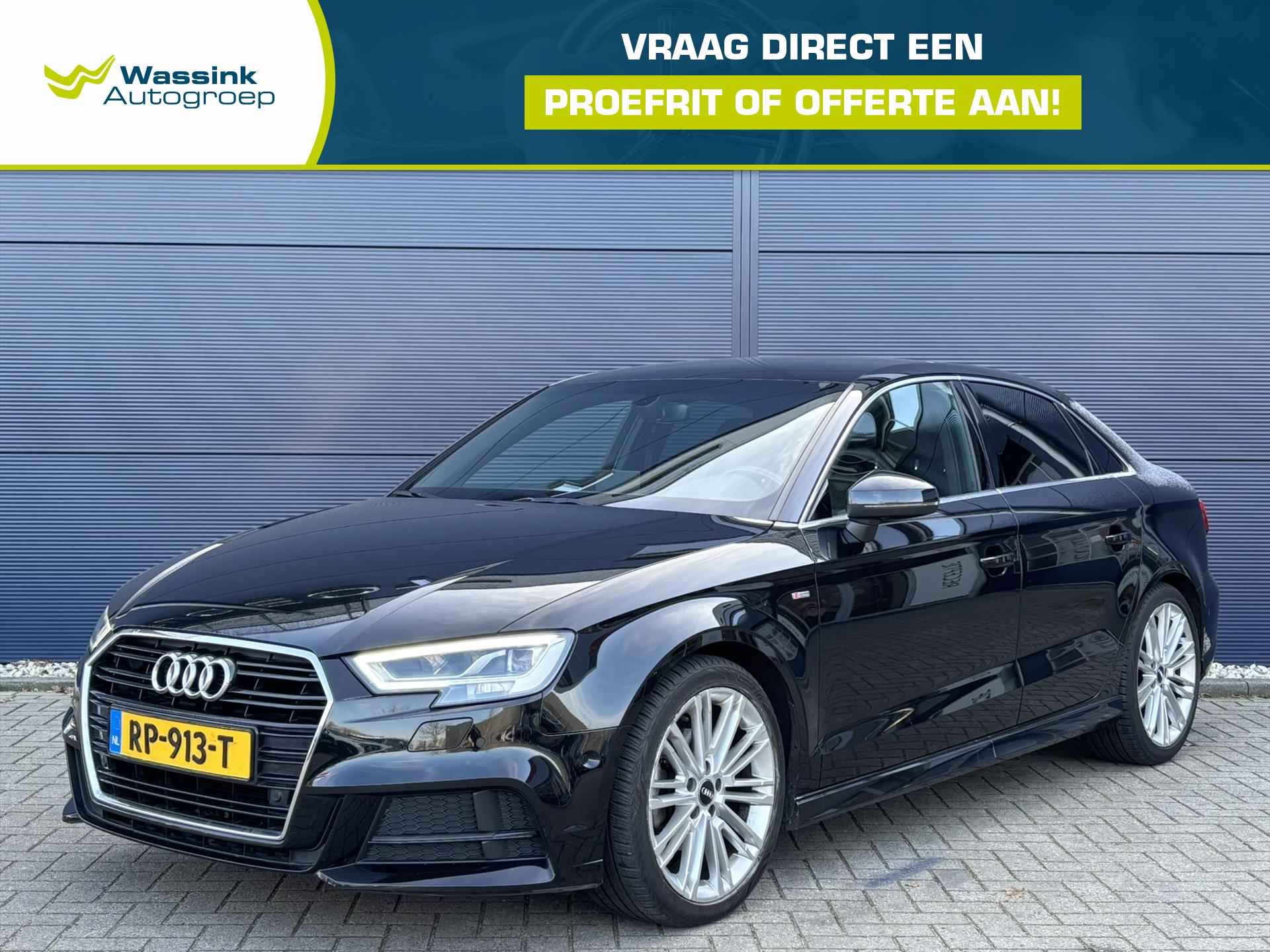 AUDI A3 Limousine 1.0 TFSI 116pk S tronic S Line Edition TFT cockpit | LED | S-line Binnen & Buiten