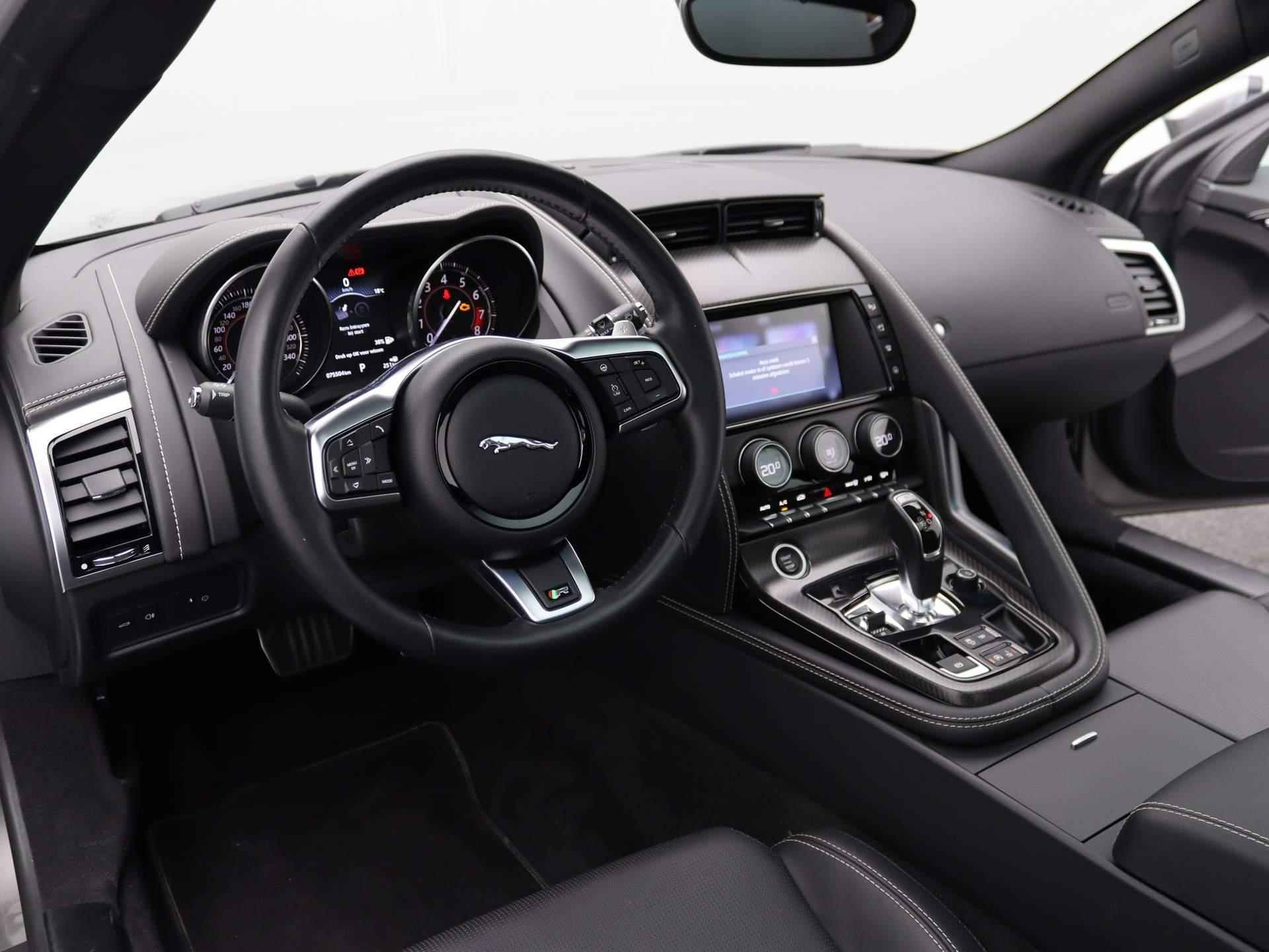 Jaguar F-TYPE 5.0 V8 AWD R | Panorama Dak | Sport Uitlaat | Carbon | Performance Seats | - 9/51