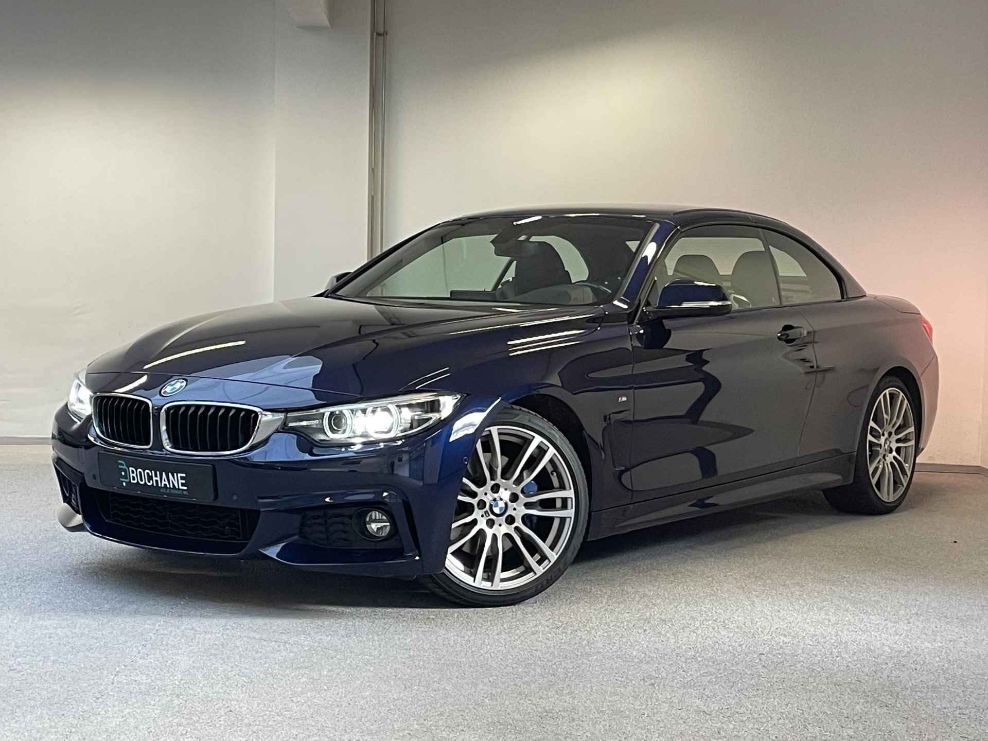 BMW 4-serie Cabrio 420i M-Sport | LEDER | 19" LMV | H&K | HEAD UP | STOEL/STUUR.V.W. | CAMERA | ORG.NL | - 3/57