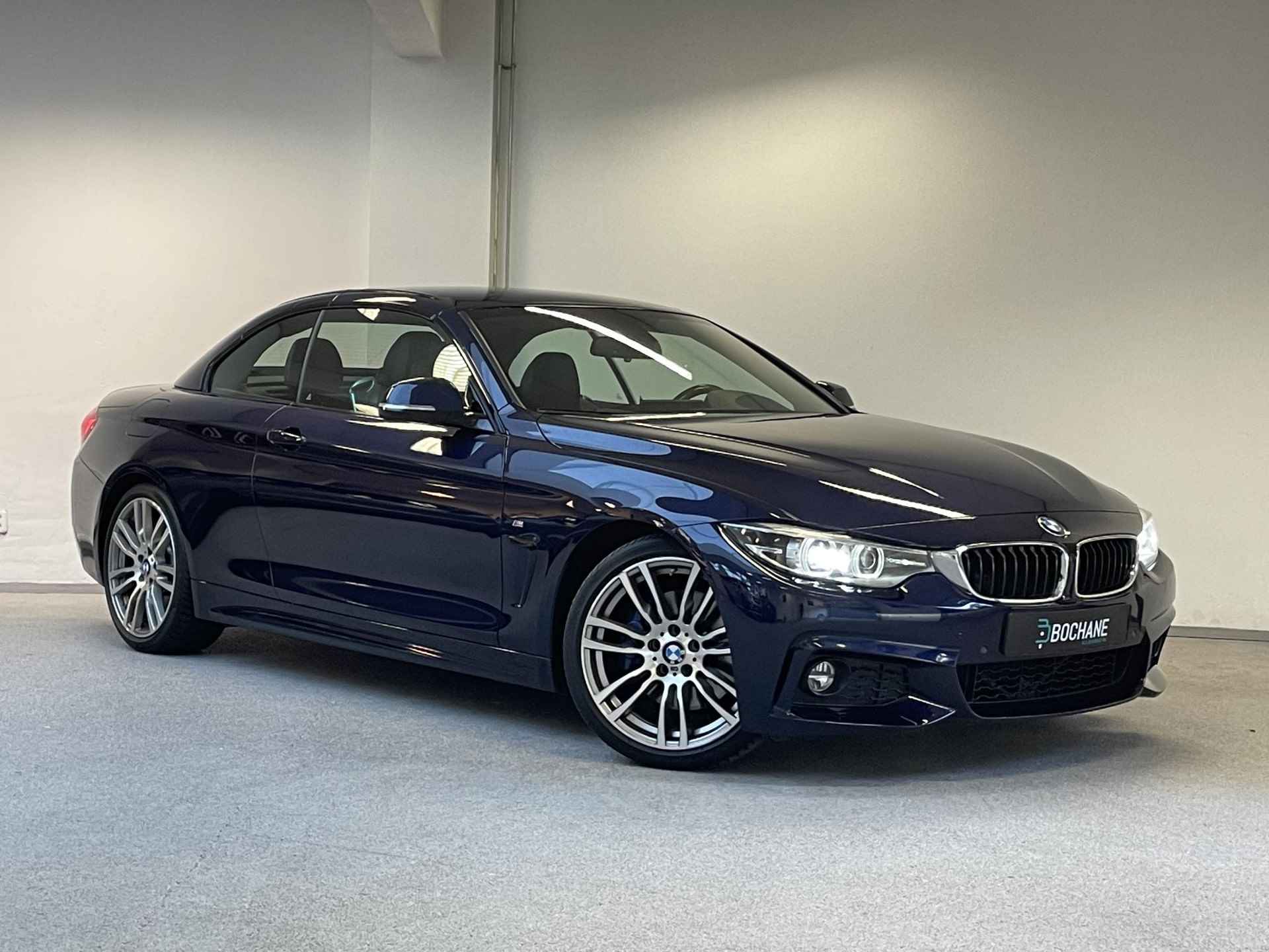 BMW 4-serie Cabrio 420i M-Sport | LEDER | 19" LMV | H&K | HEAD UP | STOEL/STUUR.V.W. | CAMERA | ORG.NL | - 6/57