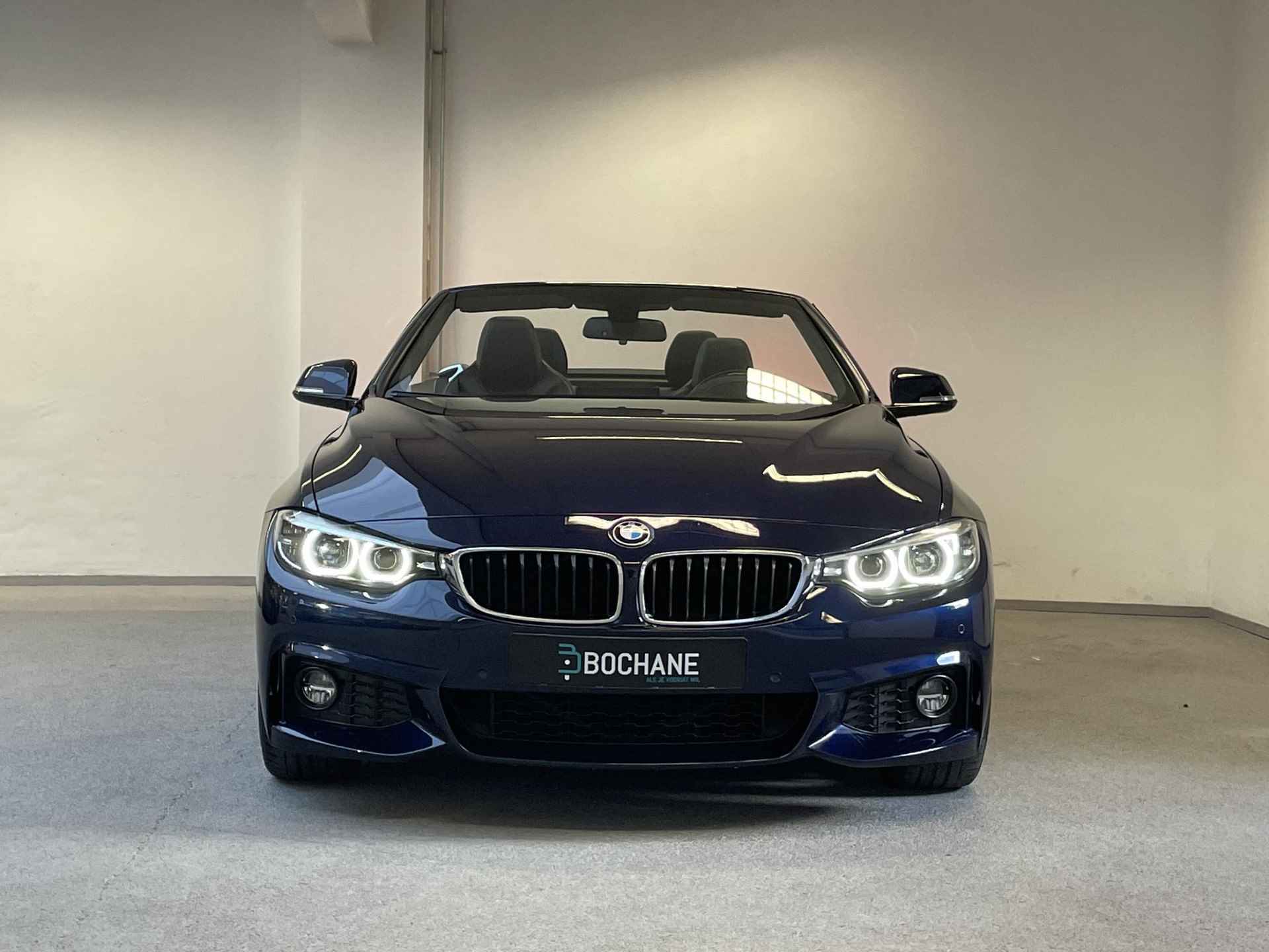 BMW 4-serie Cabrio 420i M-Sport | LEDER | 19" LMV | H&K | HEAD UP | STOEL/STUUR.V.W. | CAMERA | ORG.NL | - 8/57