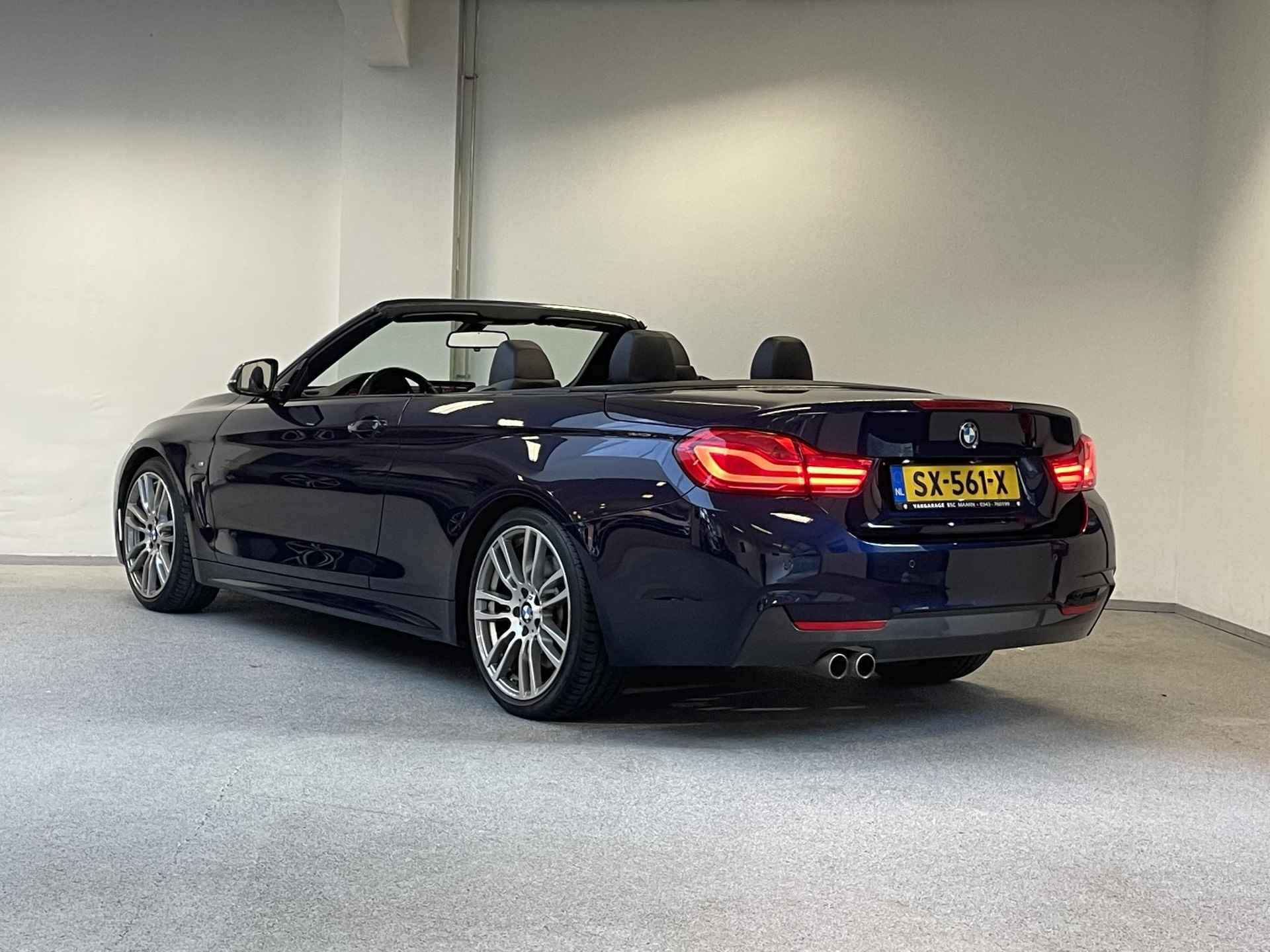 BMW 4-serie Cabrio 420i M-Sport | LEDER | 19" LMV | H&K | HEAD UP | STOEL/STUUR.V.W. | CAMERA | ORG.NL | - 14/57