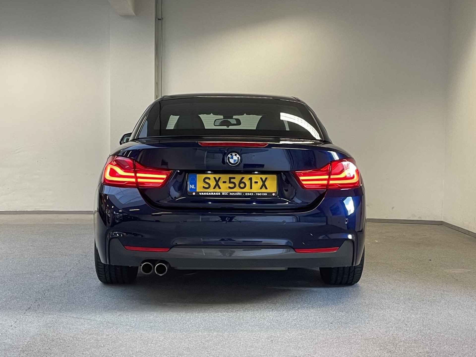 BMW 4-serie Cabrio 420i M-Sport | LEDER | 19" LMV | H&K | HEAD UP | STOEL/STUUR.V.W. | CAMERA | ORG.NL | - 19/57