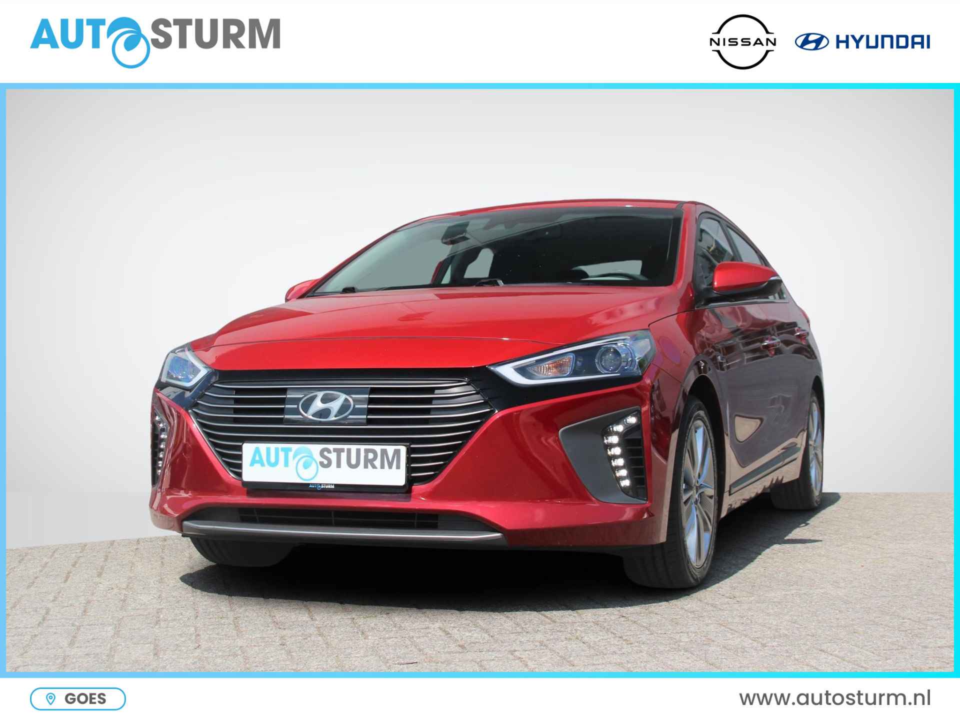 Hyundai IONIQ 1.6 GDi Premium | Navigatie | Camera | Adapt. Cruise Control | Stuur- + Stoelverwarming | Premium Audio | Keyless Entry | Rijklaarprijs! - 1/29