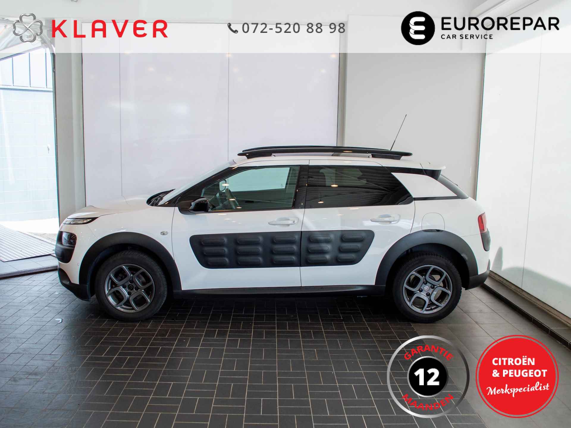 Citroen C4 Cactus 82PK Shine automaat | Navi | Cruise | Park Assist | Sens V+A - 4/37