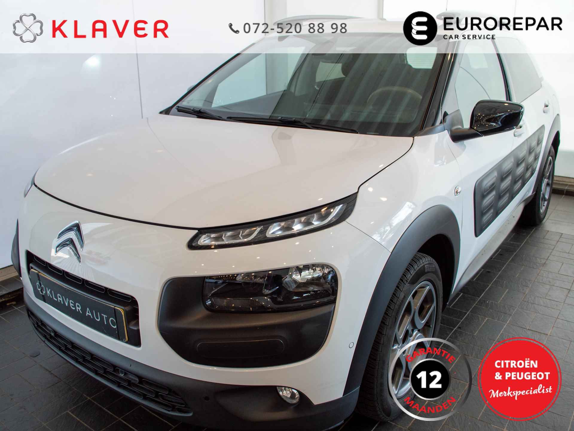 Citroen C4 Cactus 82PK Shine automaat | Navi | Cruise | Park Assist | Sens V+A - 8/37