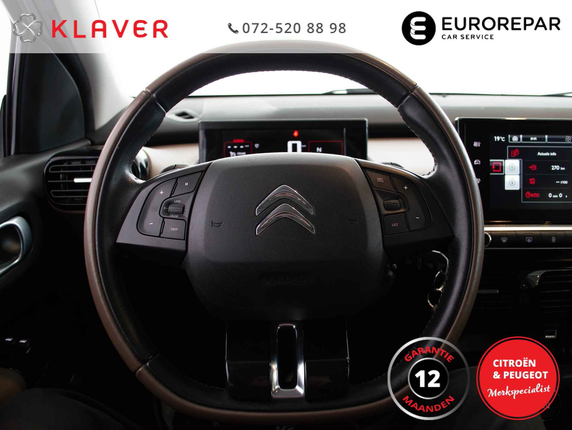 Citroen C4 Cactus 82PK Shine automaat | Navi | Cruise | Park Assist | Sens V+A - 22/37