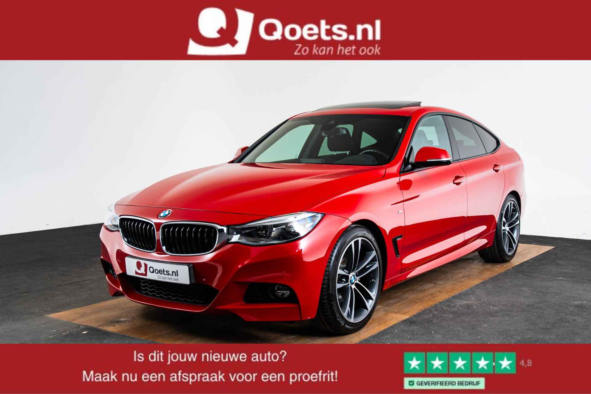 BMW 3-serie Gran Turismo 320d High Executive M Sport - Panoramadak - Active Protection - Elektrisch verwarmde voorstoelen - Head Up - Getinte ruiten - Achteruitrijcamera - Automatisch dimmende binnen/buitenspiegel - 1/71