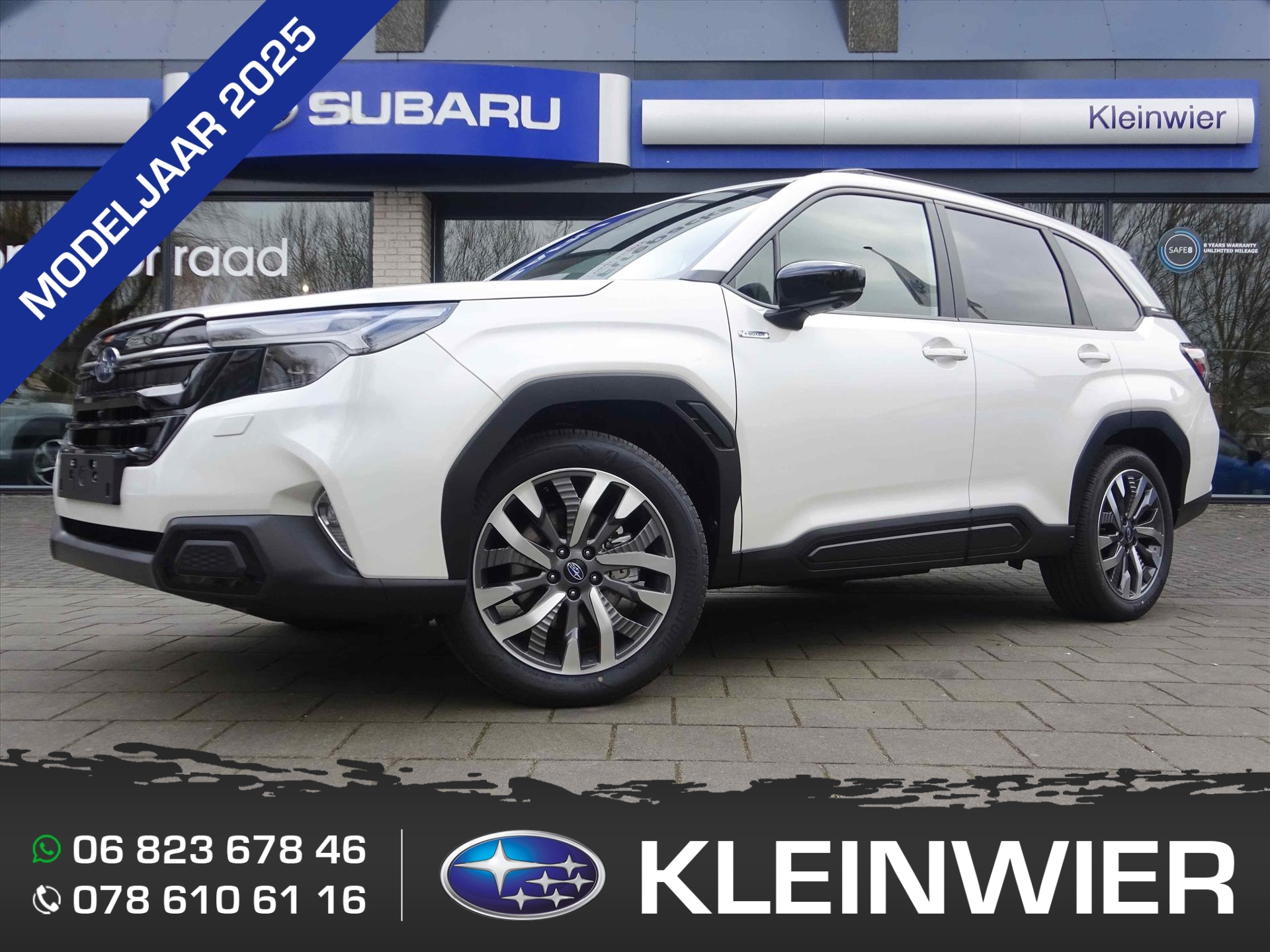 Subaru Forester Premium E-BOXER Crystal White Pearl | Modeljaar 2025 | 8 jaar volledige garantie