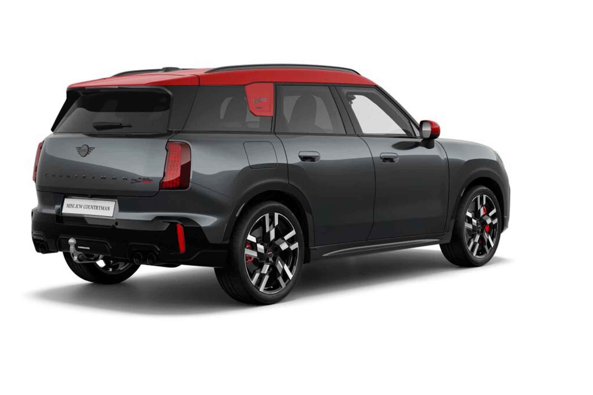 MINI Countryman Electric SE ALL4 John Cooper Works 66.5 kWh | Pakket XL | Dak en spiegelkappen in Chili Red - 2/6