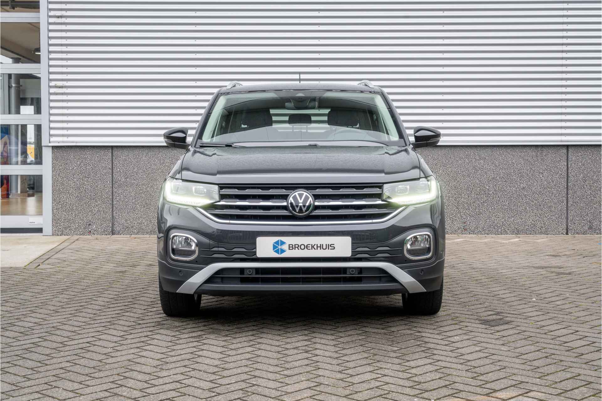 Volkswagen T-Cross 1.0 TSI 110pk DSG Style | LED koplampen| Navi | Trekhaak| Stoelverwarming| - 3/39