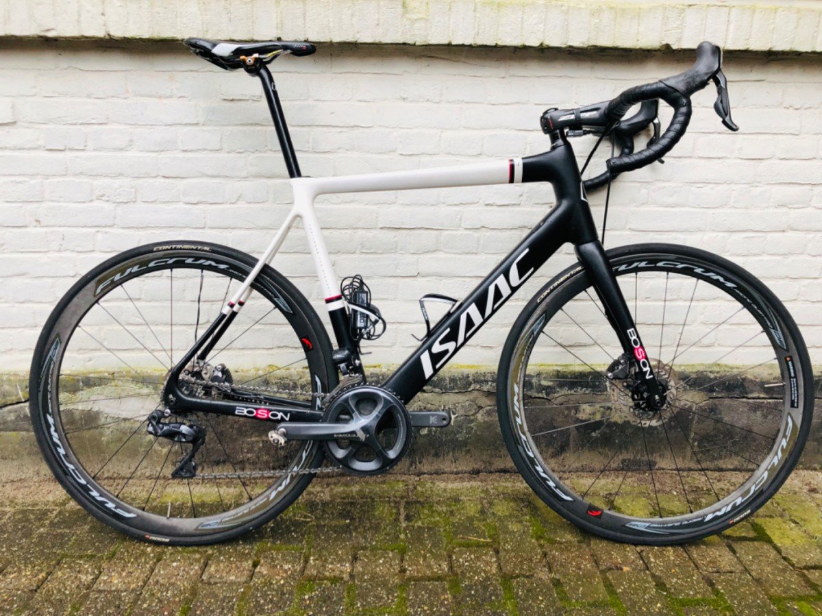 Isaac Boson Ultegra Di2 2x11 Disc carbon wielen maat 62 - zwart 62cm