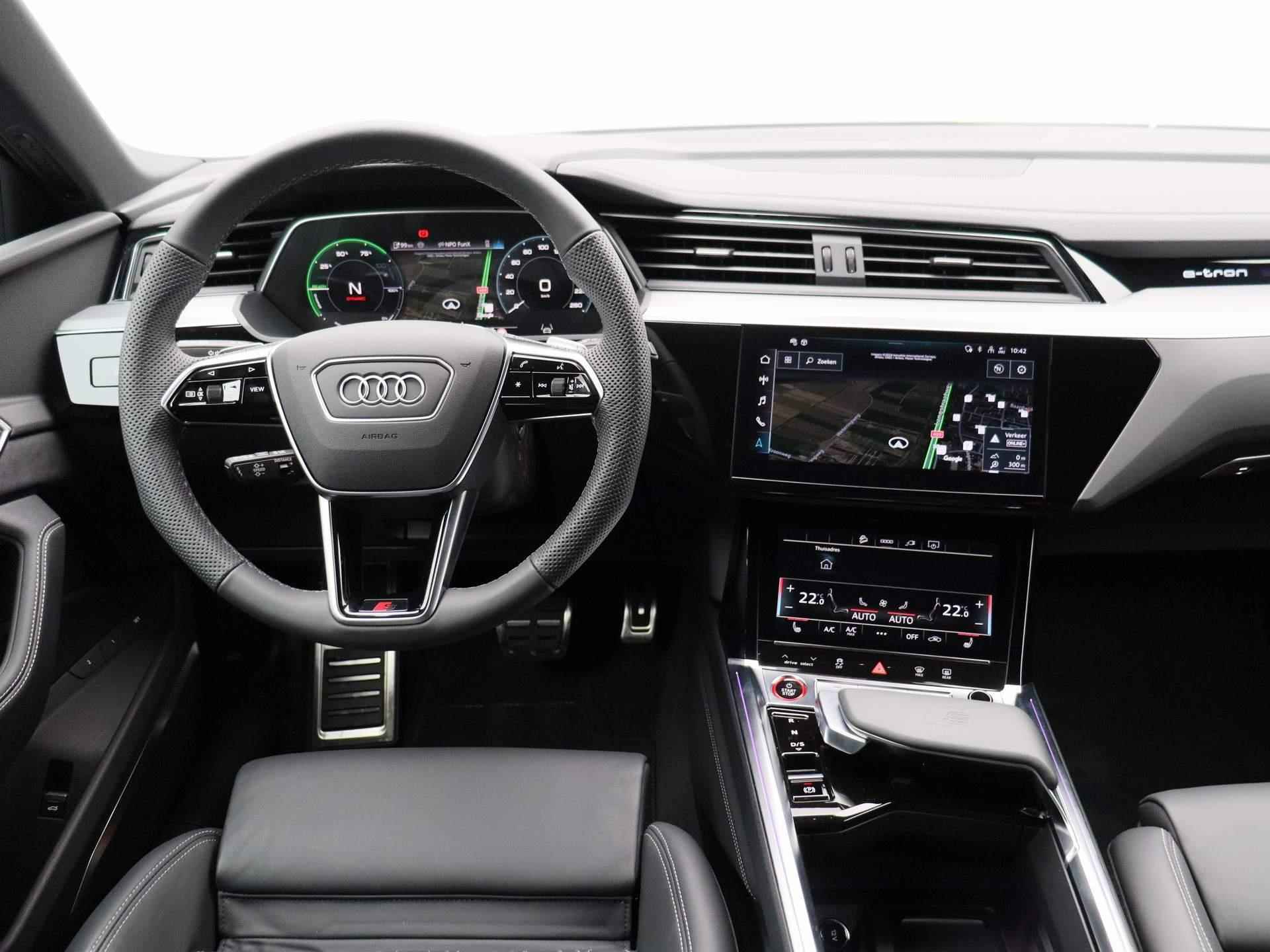 Audi Q8 e-tron S quattro SQ8 115 kWh Navigatie | Camera | Leder | Stoelverwarming | Panorama dak | Cruise Controle | - 7/69
