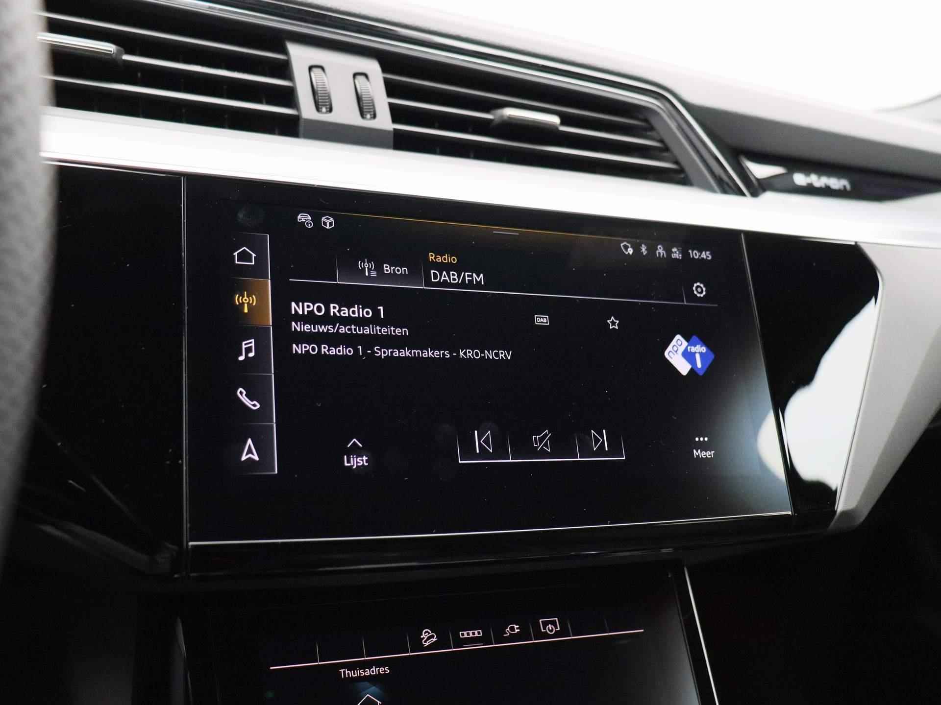 Audi Q8 e-tron S quattro SQ8 115 kWh Navigatie | Camera | Leder | Stoelverwarming | Panorama dak | Cruise Controle | - 31/69