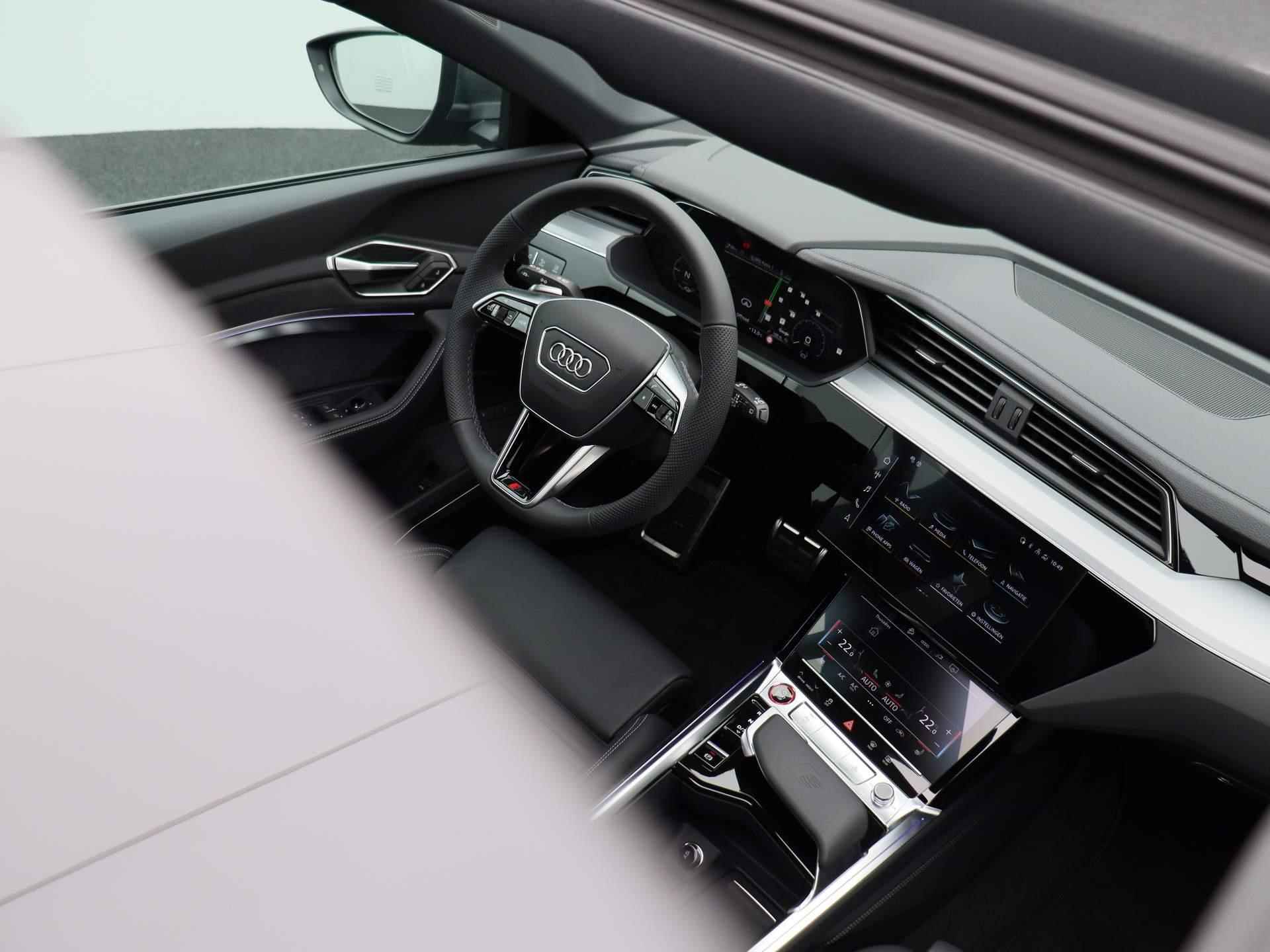 Audi Q8 e-tron S quattro SQ8 115 kWh Navigatie | Camera | Leder | Stoelverwarming | Panorama dak | Cruise Controle | - 50/69