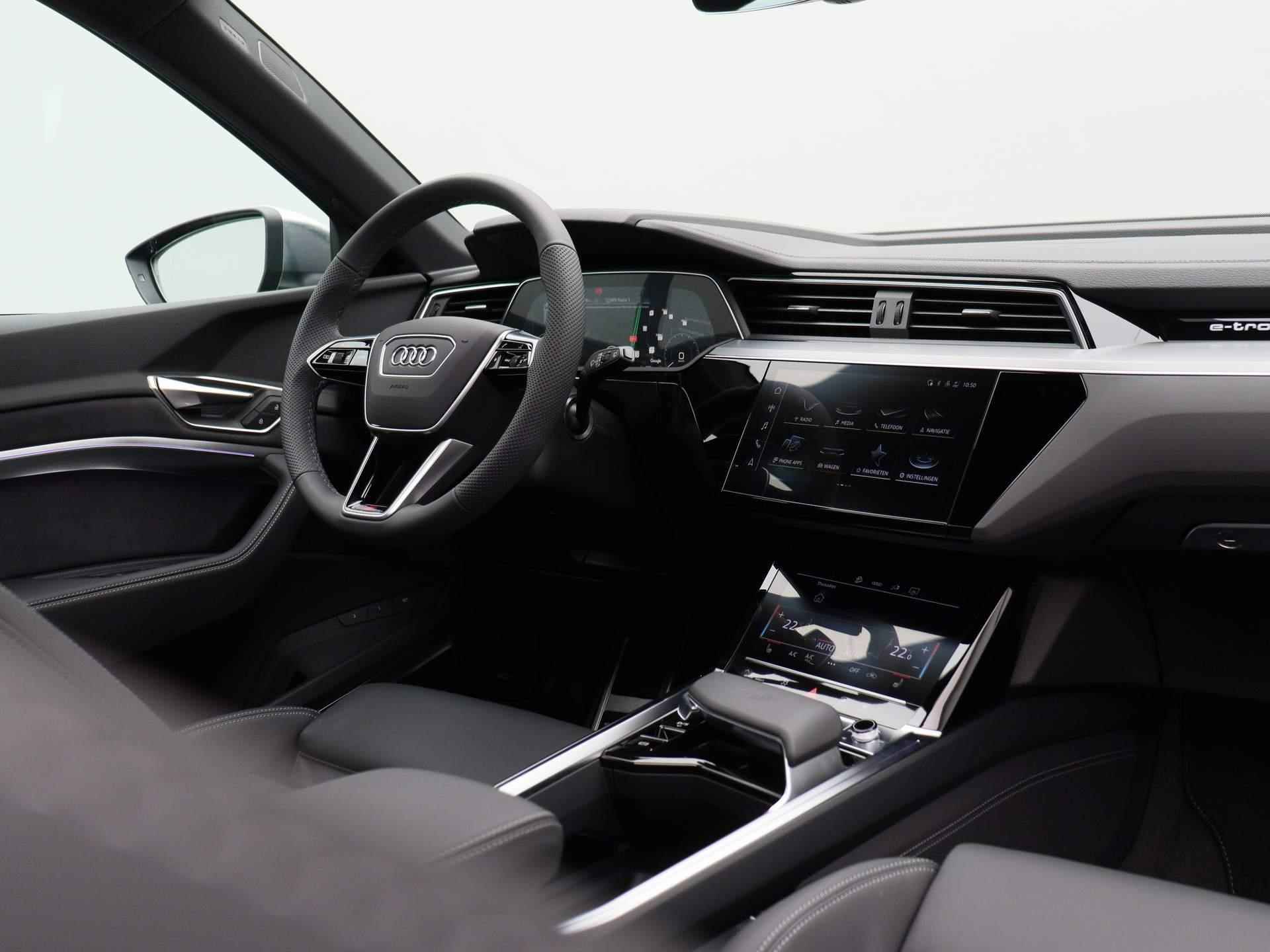 Audi Q8 e-tron S quattro SQ8 115 kWh Navigatie | Camera | Leder | Stoelverwarming | Panorama dak | Cruise Controle | - 51/69