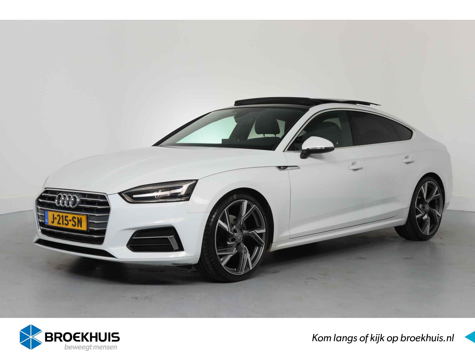 Audi A5 Sportback 40 TFSI Sport S-line Edition | Dealer Onderhouden! | Open Dak | Sportstoelen | Stoelverwarming | 20'' Lichtmetalen Vel - 1/37