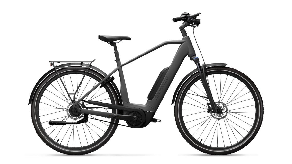 Advanced Ebike Das Original TOUR Plus H50 Env Perf. 50 / 545 Wh / Intuvia Heren Coal Grey Matt 50cm 2024