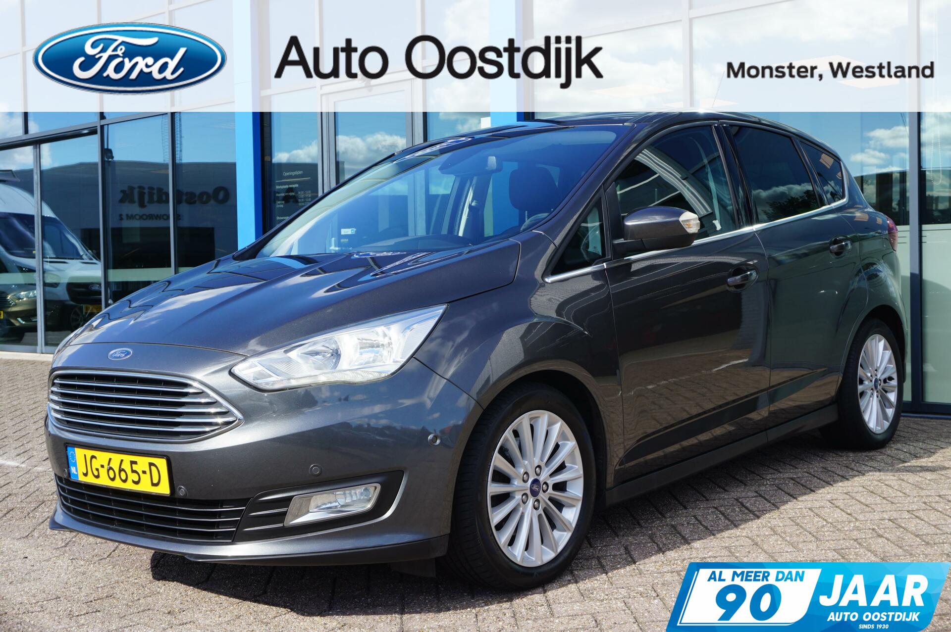 Ford C-Max 1.5 Titanium 150PK Automaat NIEUWE DISTRIBUTIERIEM! Voorruitverwarming Cruise Control Navi Climate Parkeersensoren *Dealer Onderhouden*