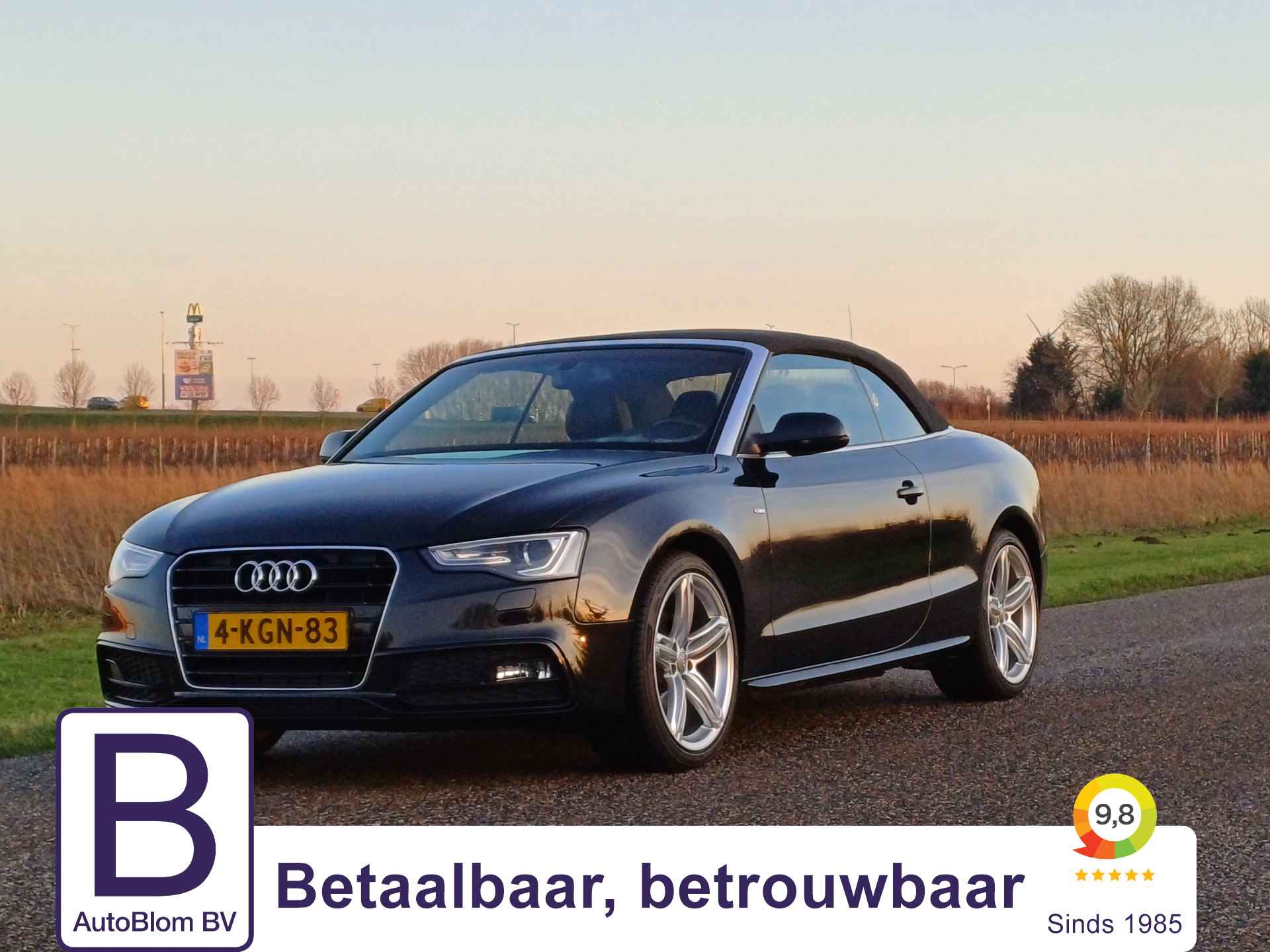 Audi A5 Cabriolet 1.8 TFSI Pro Line S /3x S-Line/1e eigenaar !/Lage KM !/NL Geleverd !/Trekhaak/