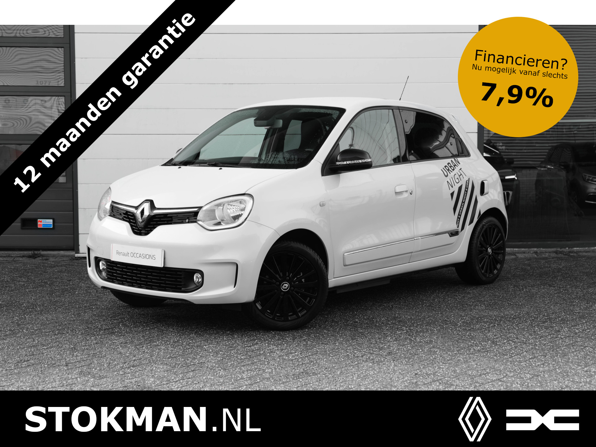 Renault Twingo Z.E. URBAN NIGHT X R 80 PK 22 KW batterij | Metallic wit | Camera achter | NAVI | Apple car play | 4 seizoensbanden | LM Velgen | | incl. Bovag rijklaarpakket met 12 maanden garantie |