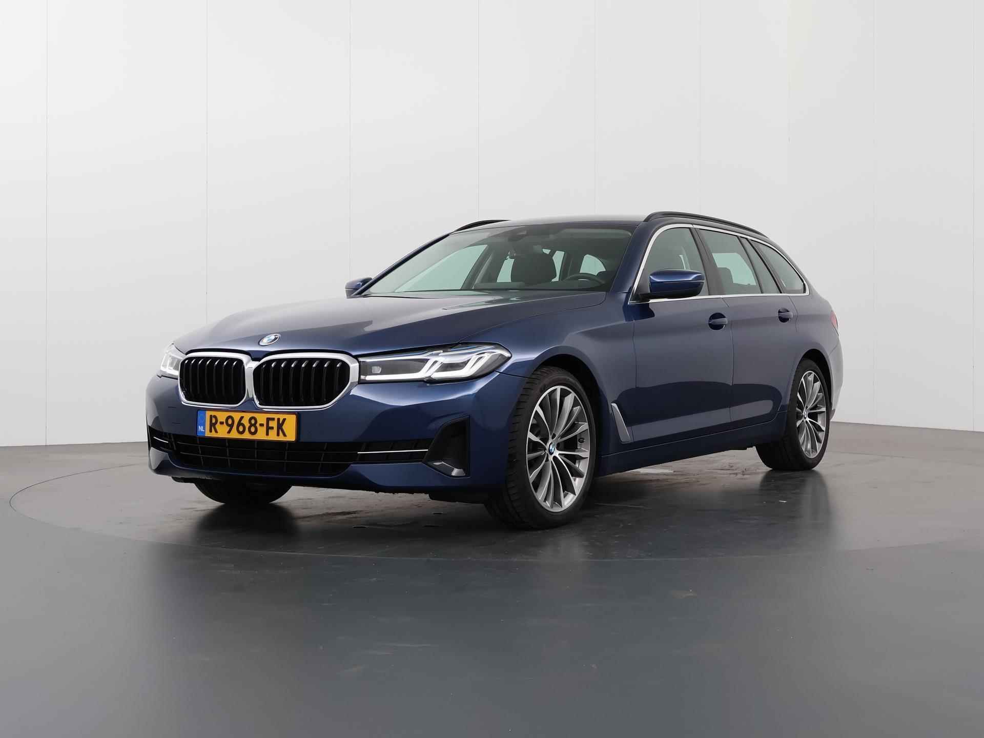 BMW 5-serie Touring 520i High Executive | Laserlight LED koplampen | Trekhaak | Navigatie | Stoelverwarming | Digitaal dashboard | Lederen Interieur | Comfort zetels + Geheugen | PDC | - 53/53